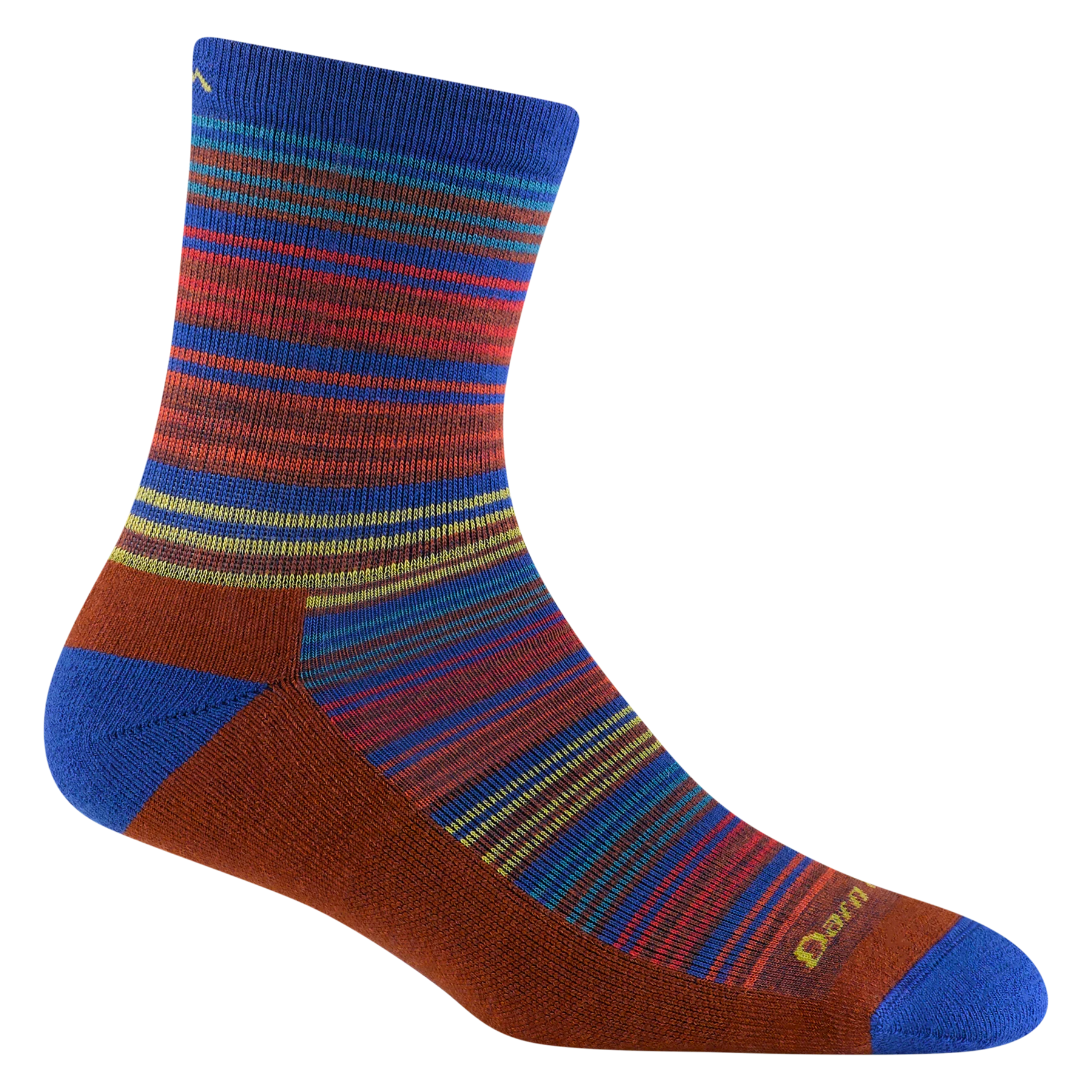 Darn Tough Marine Zebra Canyon Micro Crew Light Socks for Hiking, Running & Outdoor Activities - Moisture-Wicking & Cushioned Performance Socks