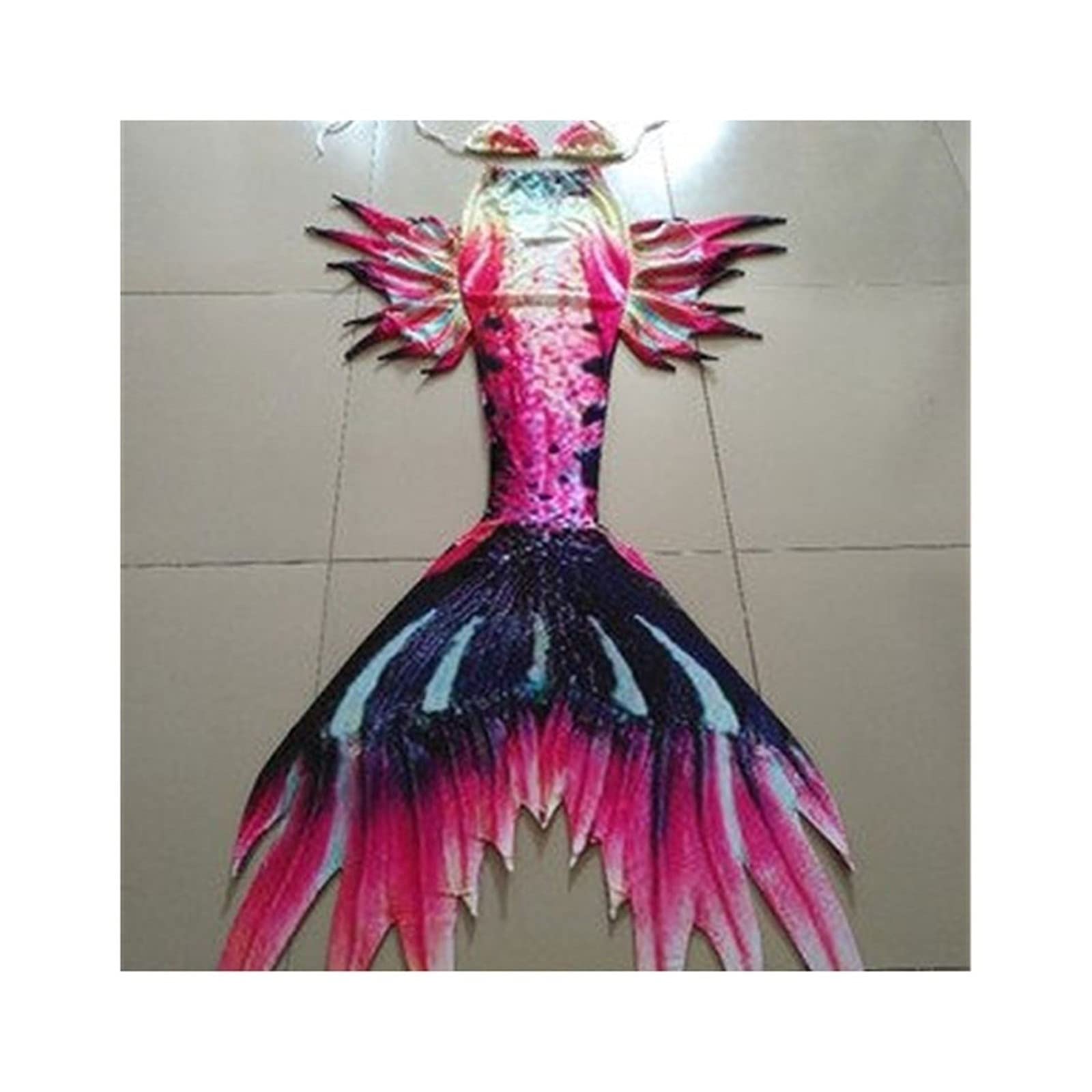 Mermaid Tail Swimsuit Bikini Set - CHUMAA 3-Piece Customizable Swimmable Swimwear for Women (Color: Customized, Size: B) | Perfect for Pool Parties, Beach Vacations & Underwater Photography