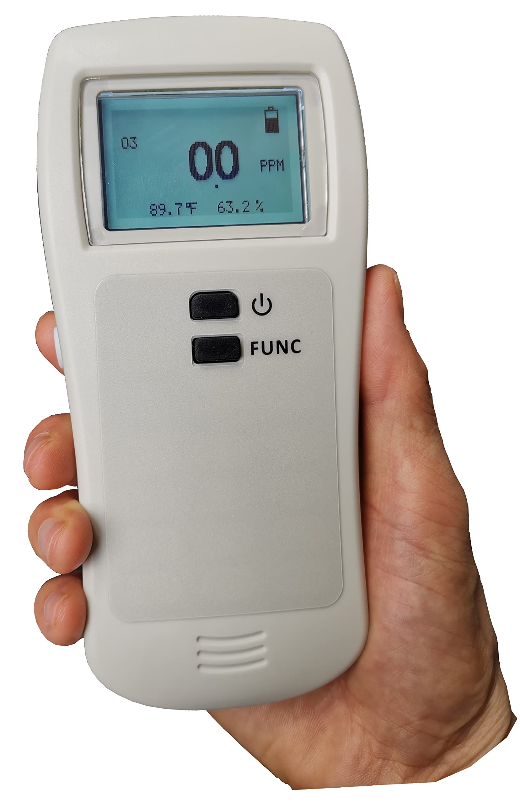 Portable Ozone Gas Detector 0-20ppm O3 Meter with Sound Alarm - Ozone Monitor for Air Quality Testing in Homes, Labs & Industrial Safety