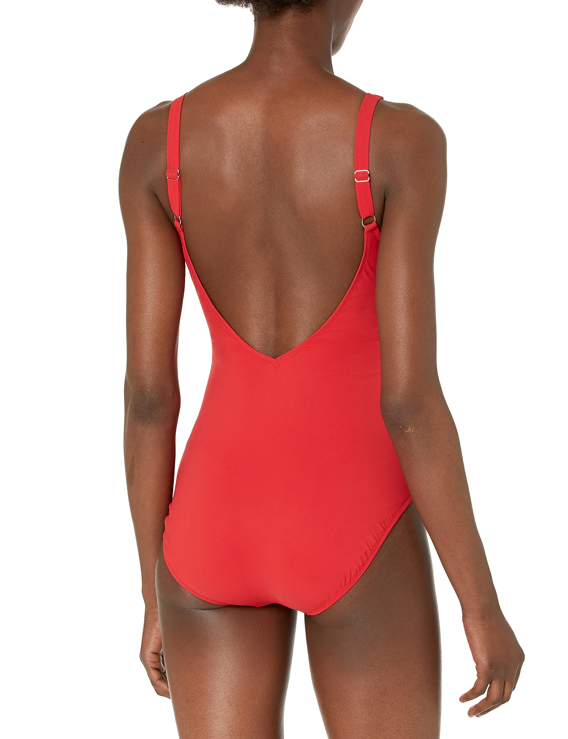 Profile by Gottex Women's Standard Cannes V Neck One Piece Swimsuit - Slimming Bathing Suit for Women, Perfect for Pool, Beach & Vacation