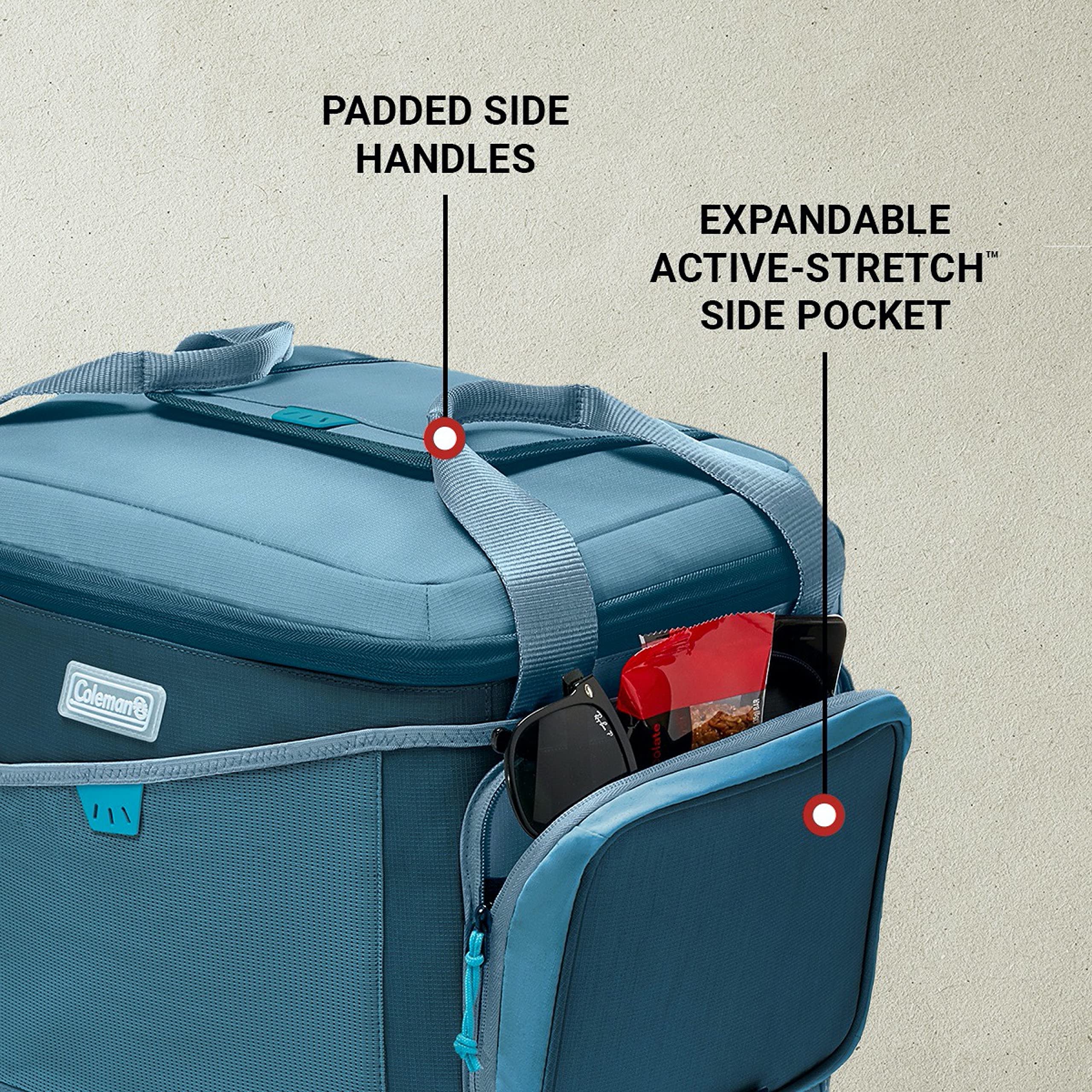 Coleman SPORTFLEX Soft Cooler - Insulated Lunch Bag for Picnics, Camping & Beach Outings | Portable Cooler for Food & Drinks | Perfect for Outdoor Adventures, BBQs & Tailgating