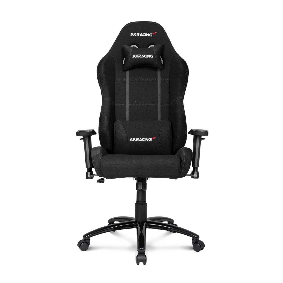 AKRACING K7012 Ergonomic Gaming Chair - Black - High Back Racing Style with Adjustable Armrests & Lumbar Support for PC, Office, and Esports Gamers