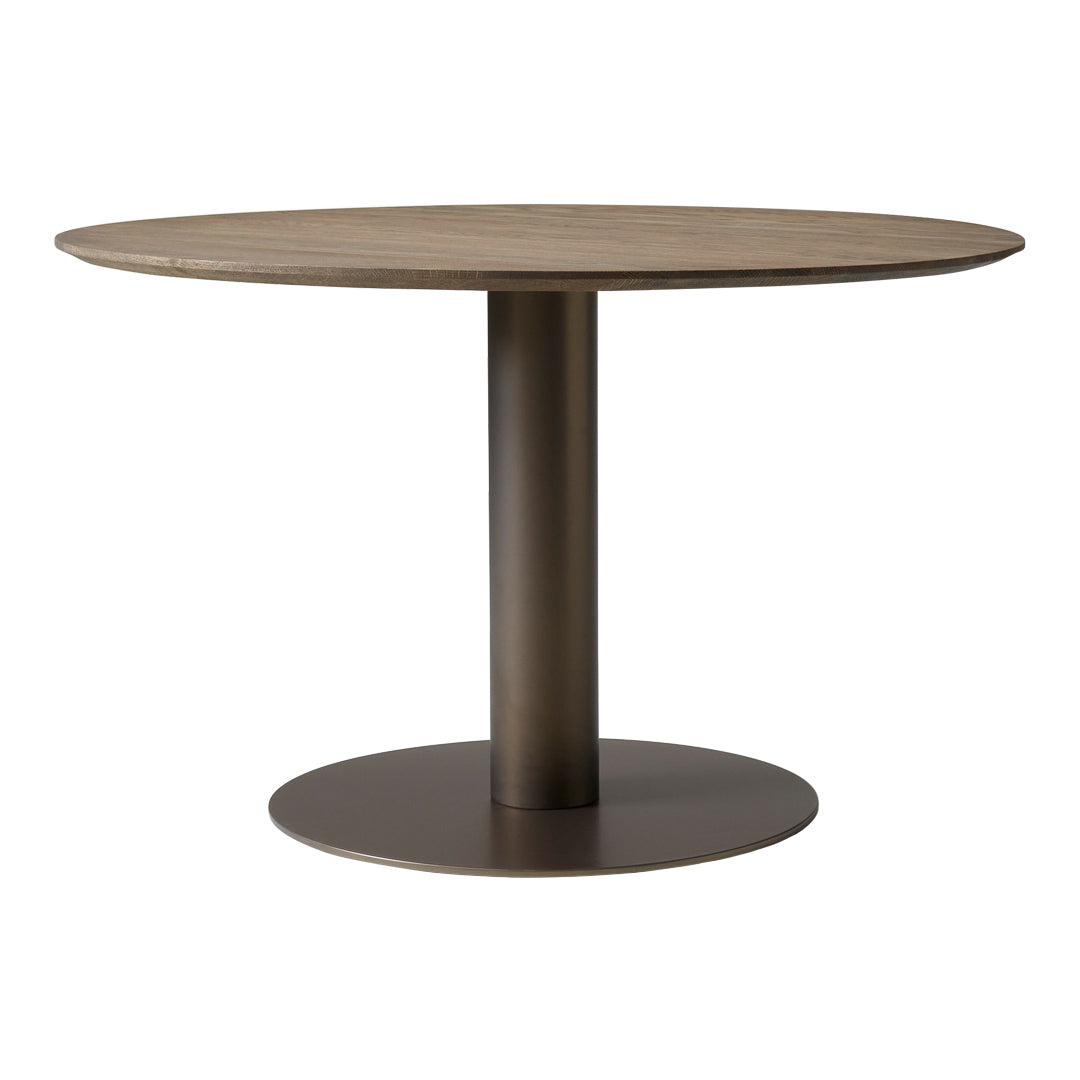SK12 Modern Dining Table with Center Base - Perfect for Small Spaces, Apartments, and Cozy Kitchens