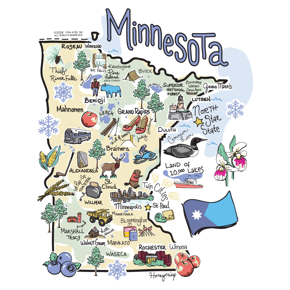 24oz Minnesota Party Cups - Bulk Disposable Plastic Cups for Beer, Cocktails & Drinks - Perfect for Tailgates, BBQs & Parties
