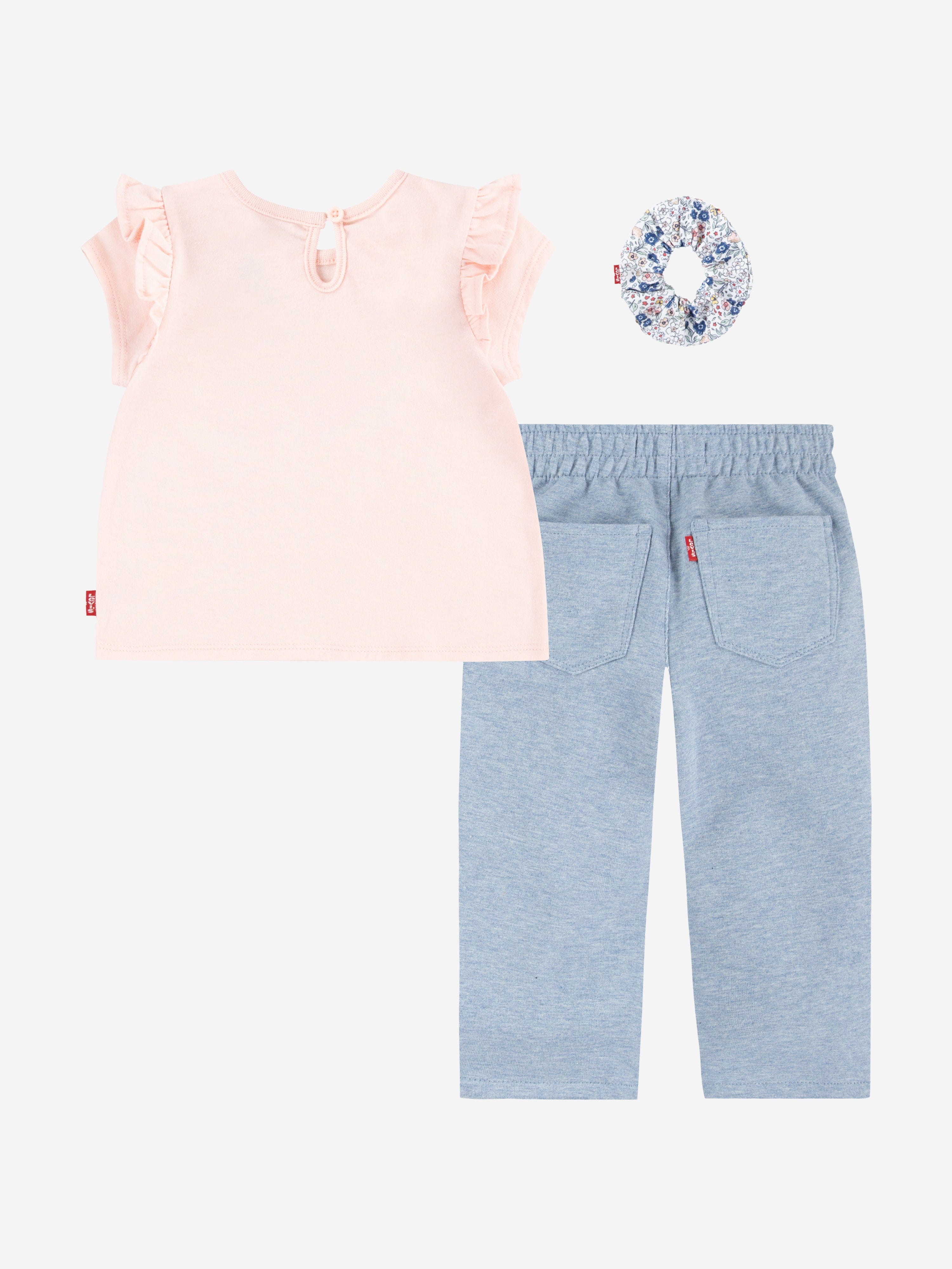 Adorable Pink Ruffle Shoulder Top & Pant Set for Baby Girls | Perfect for Playdates, Parties & Photo Shoots