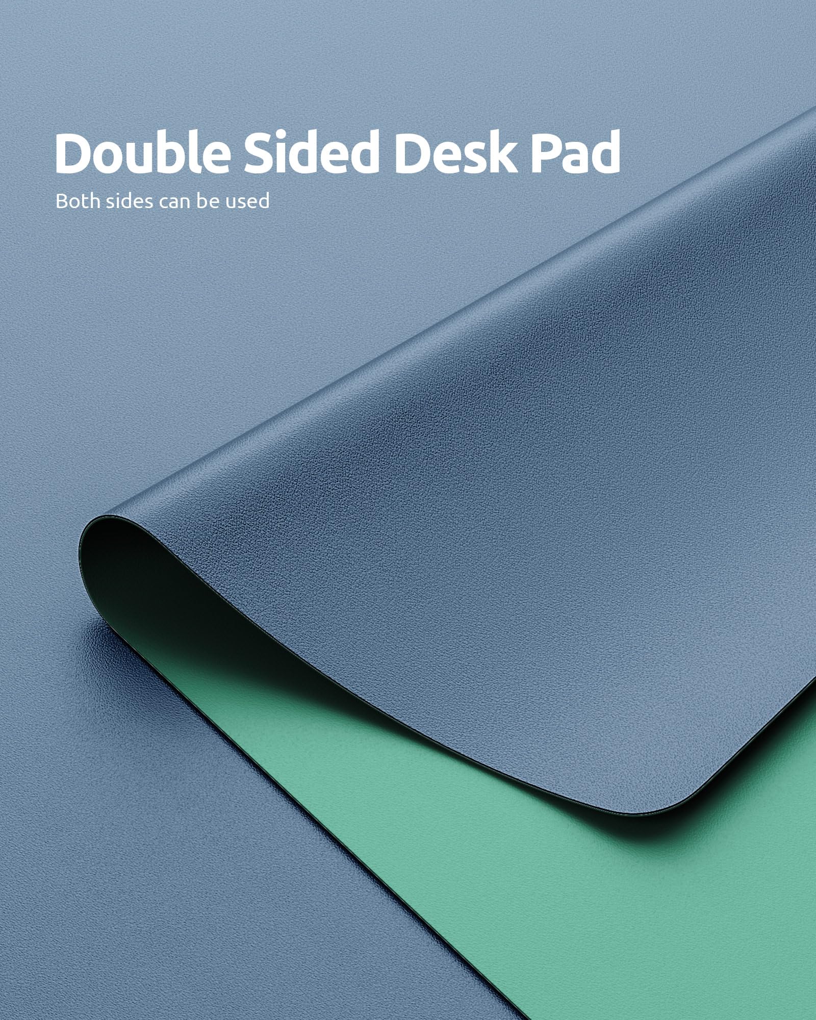 YSAGi Dual-Sided Leather Desk Pad - Large 35.4