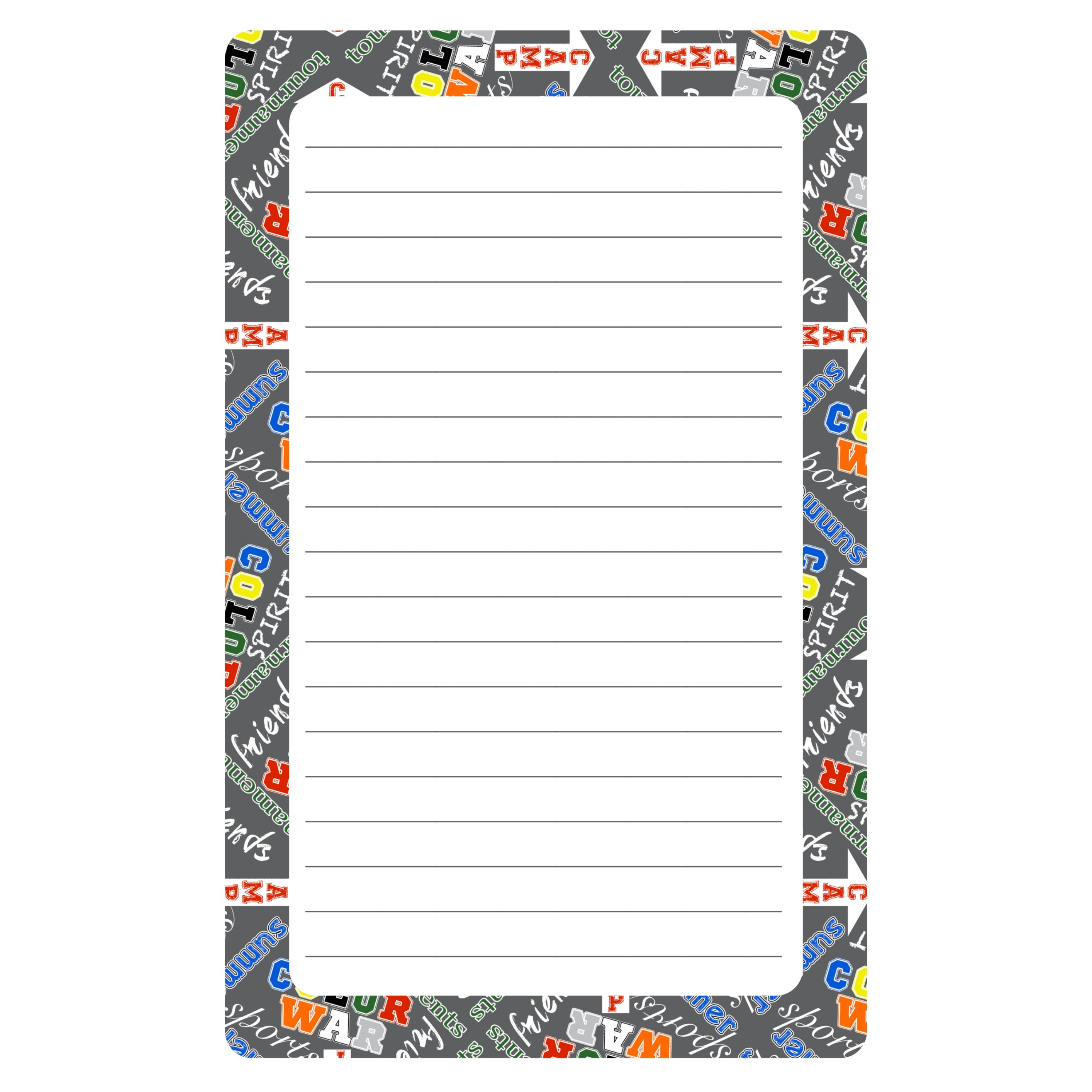 Boys Graffiti Stationery Set for Camping - Creative Art Supplies for Outdoor Adventures & School Projects