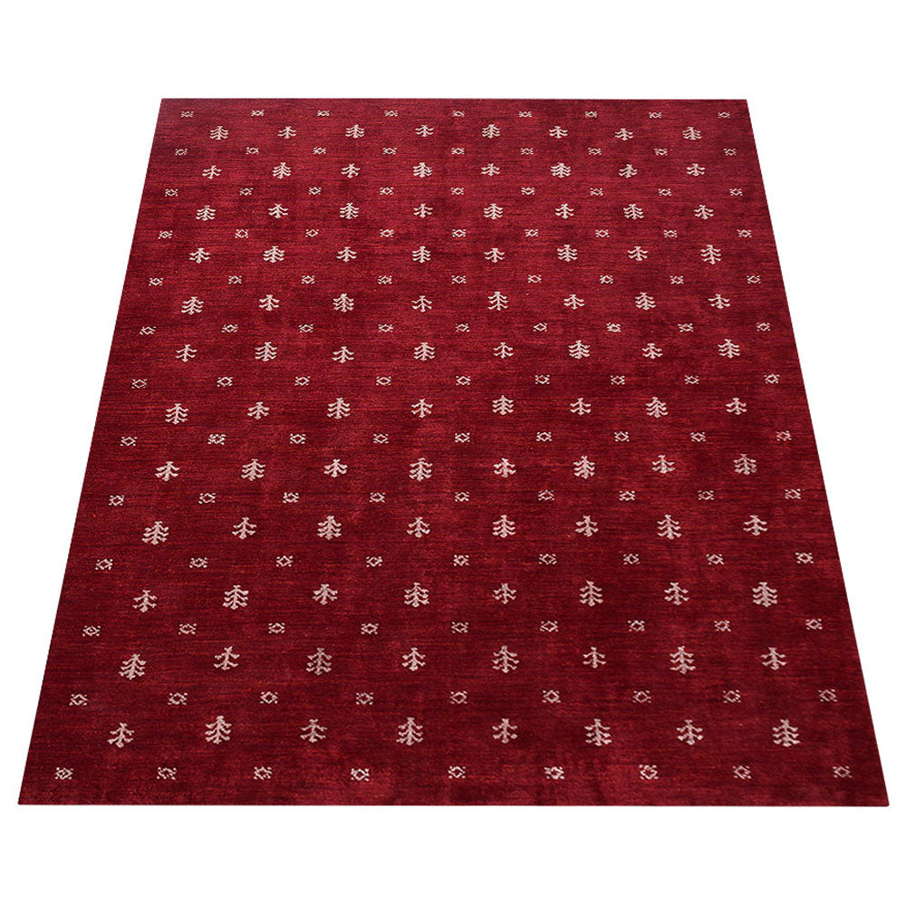 Handmade Ebony Hand-Knotted Wool Rug - Luxurious & Durable for Living Room, Bedroom, or Office Decor