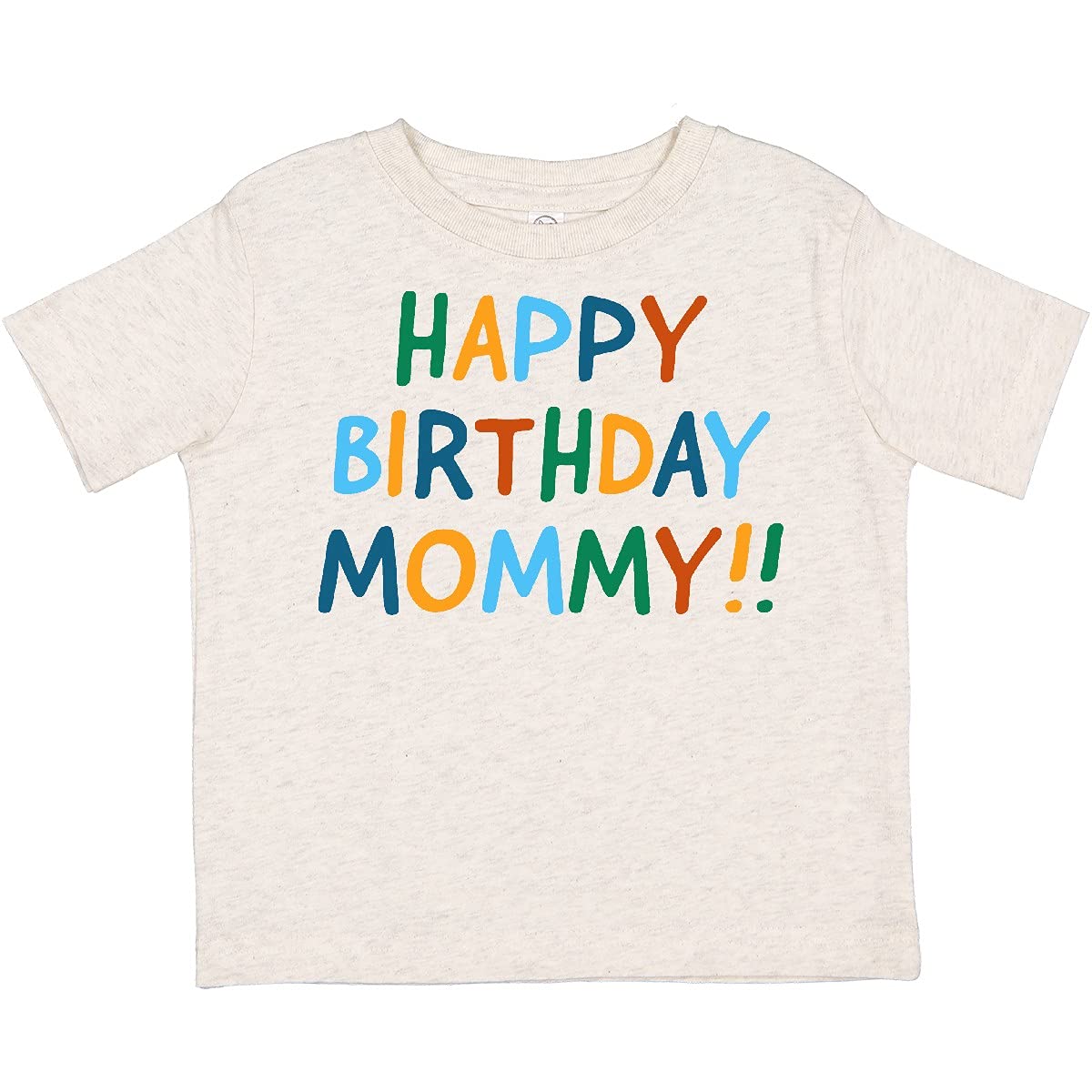 Inktastic Happy Birthday Mommy Toddler T-Shirt - Cute Toddler Birthday Outfit for Girls & Boys - Perfect for Birthday Parties, Family Photos & Special Celebrations