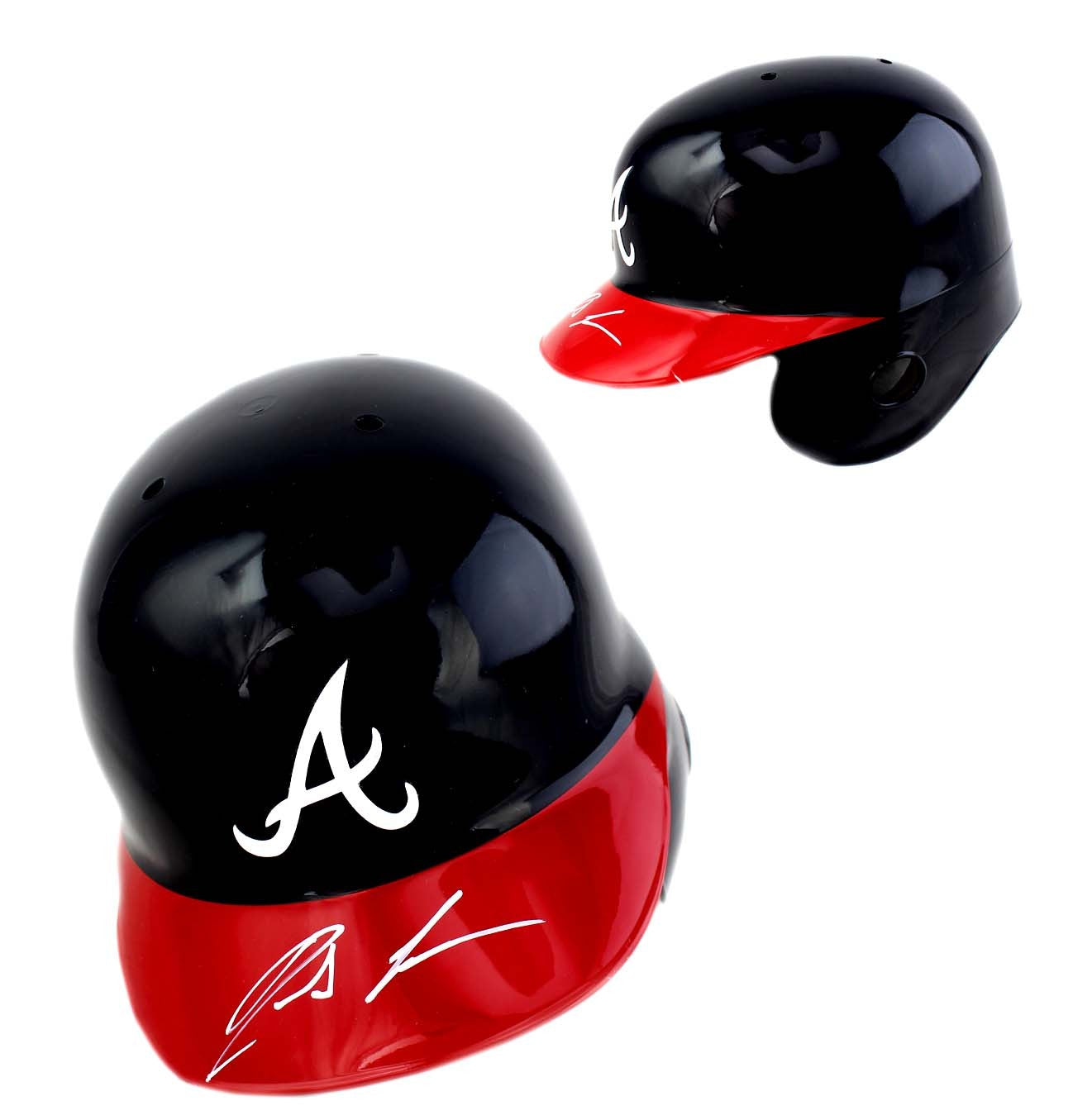 Ronald Acuna Jr. Autographed Atlanta Braves Batting Helmet - Fanatics Authentic Replica for Baseball Fans & Collectors - Perfect for Display, Gifts & Game Day Memorabilia
