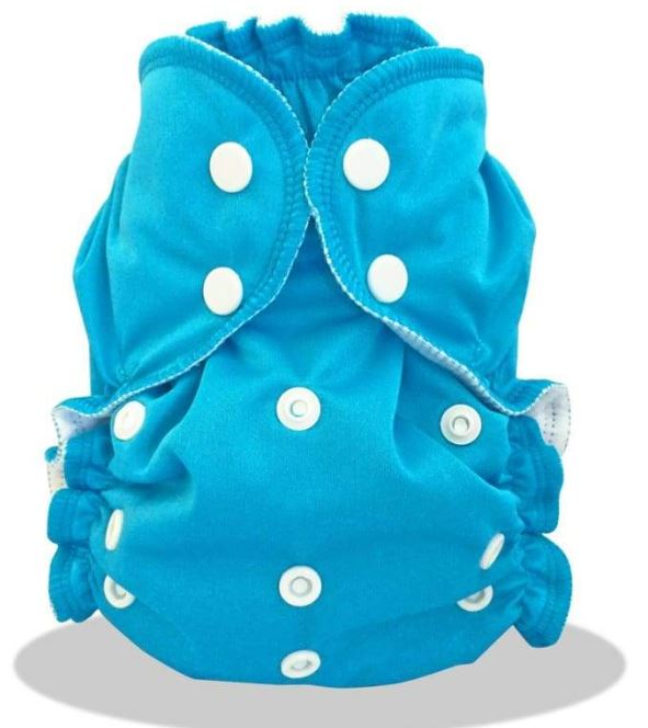 Apple Cheeks Cloth Diaper Cover One Size (6-35 lbs) - Soft, Reusable & Eco-Friendly Baby Diaper for Daycare, Travel & Overnight Use
