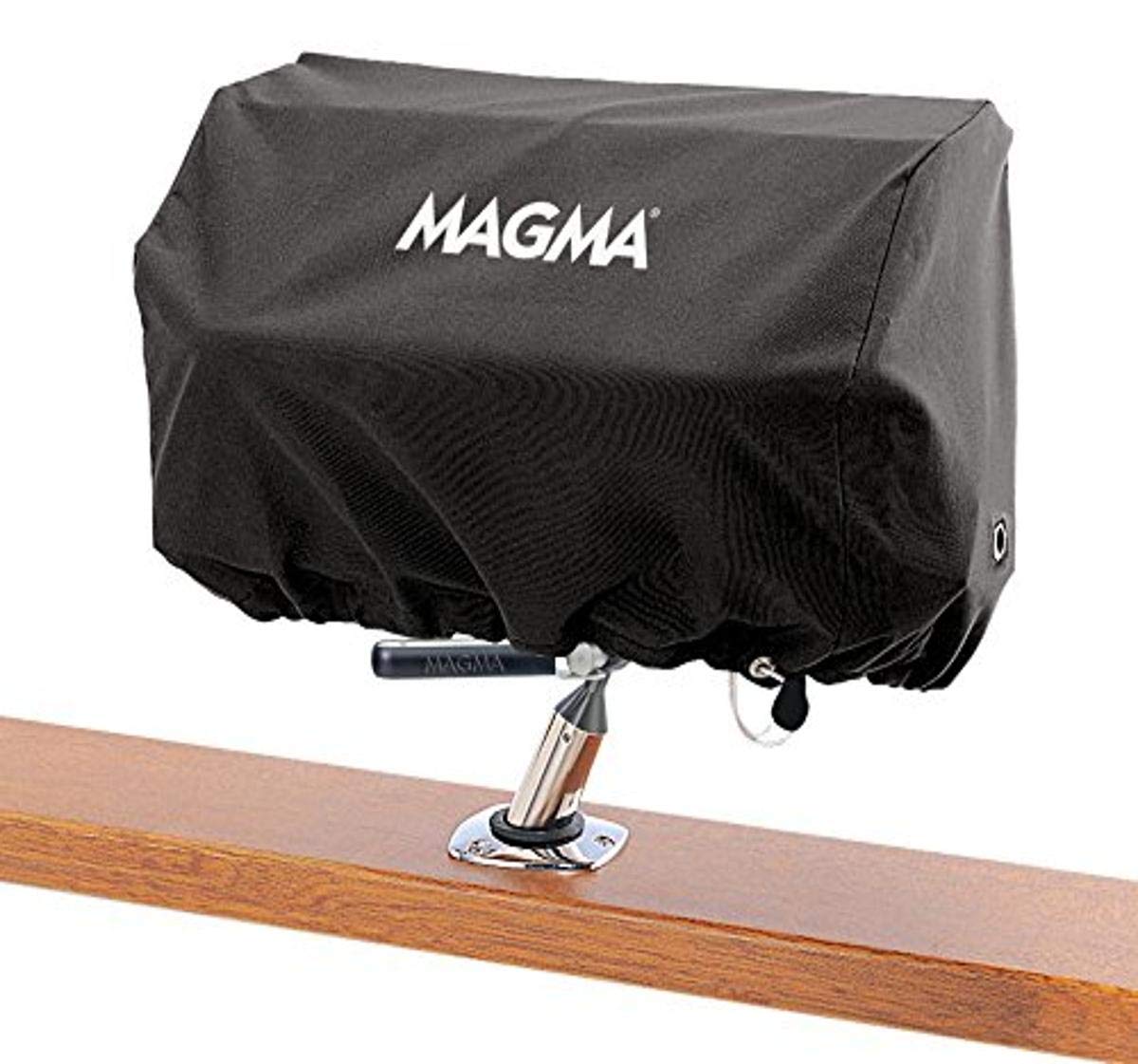 MAGMA Newport II Classic Gourmet Series Gas Grill A10-918-2 with Rectangular Grill Cover A10-990JB - 9x18 Inch Cooking Grate, Jet Black - Perfect for Outdoor Camping, Picnics & Backyard BBQs
