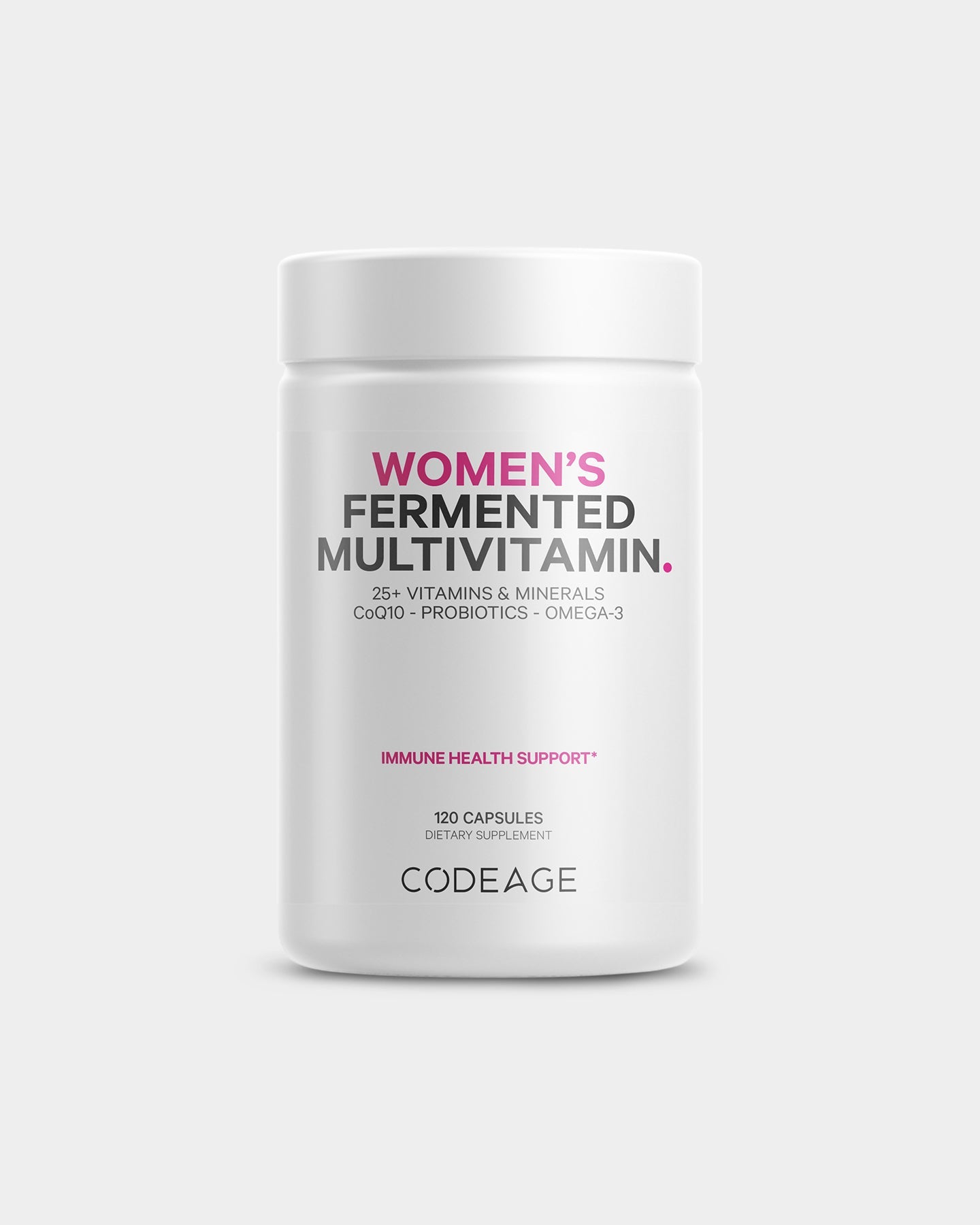 Codeage Women's Fermented Multivitamin Supplement - Organic Whole Food Vitamins for Immune Support & Energy Boost - Perfect for Daily Wellness & Active Lifestyles