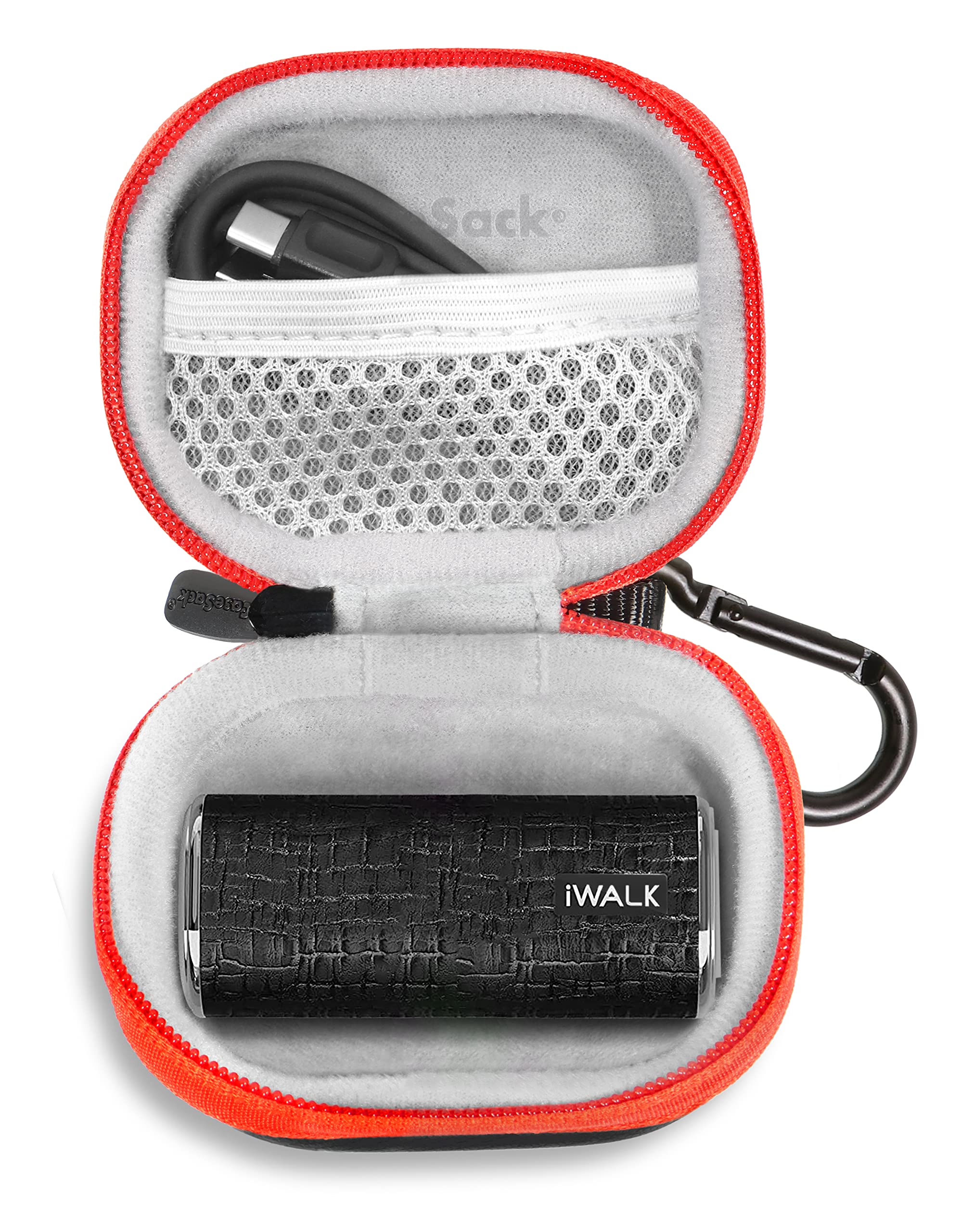 Portable Charger Case Compatible with iWALK, Anker Nano, JEJILL, LanLuk, Charmast, LENUTO, Swyop, VEGER, Feob, Taegila, YHO - Protective Pouch for Small USB-C Power Banks - Perfect for Travel, Hiking & Daily Commute