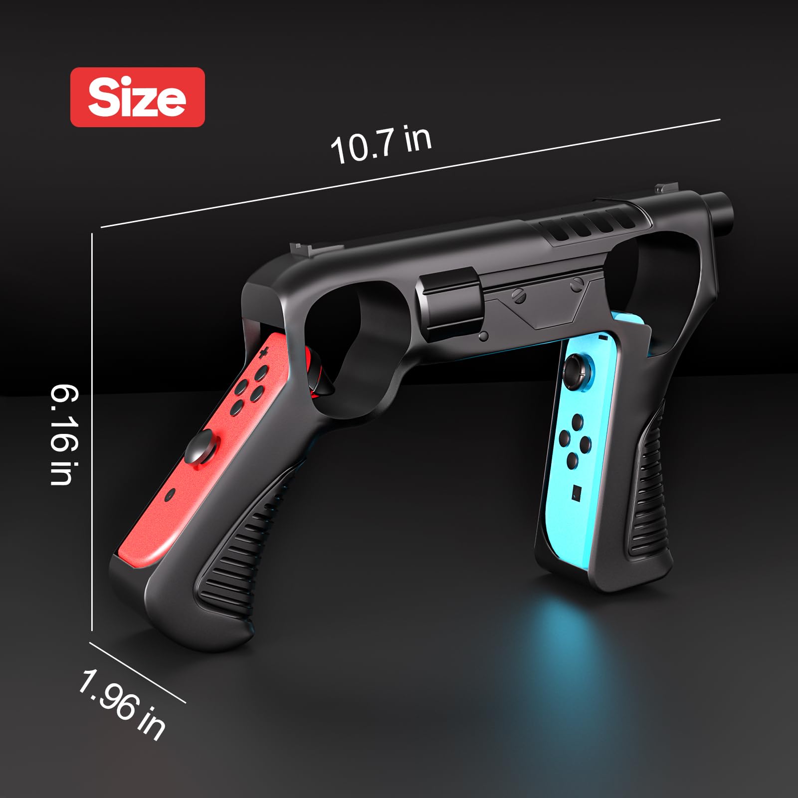 Nintendo Switch & Switch OLED Game Gun - Compatible with Big Buck Hunter, Resident Evil, Sniper Elite, Doom, Hunting Simulator - Perfect for Shooting Games, Family Fun & Gifts - Great for Arcade-Style Gaming at Home