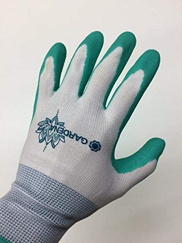 **Gardena Latex Gardening Gloves, 10 Pairs - Durable, Comfortable & Waterproof for Planting, Weeding & Outdoor Work**    (优化说明：   1. 将 