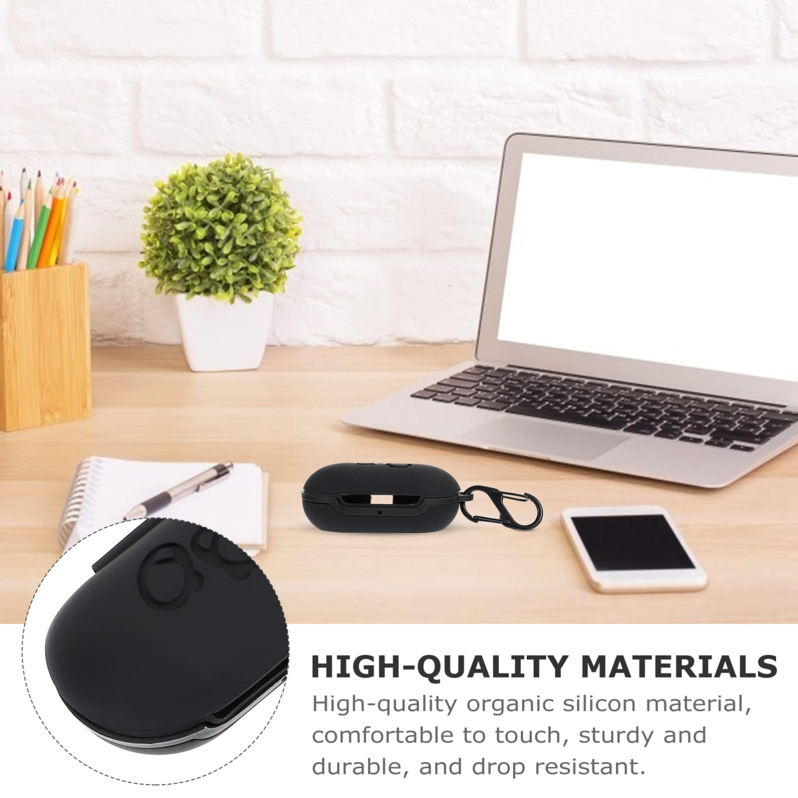 Premium 2-Pack Silicone Headphone Storage Case - Protective Cover for Over-Ear Headphones - Travel, Gym & Home Organization Accessory
