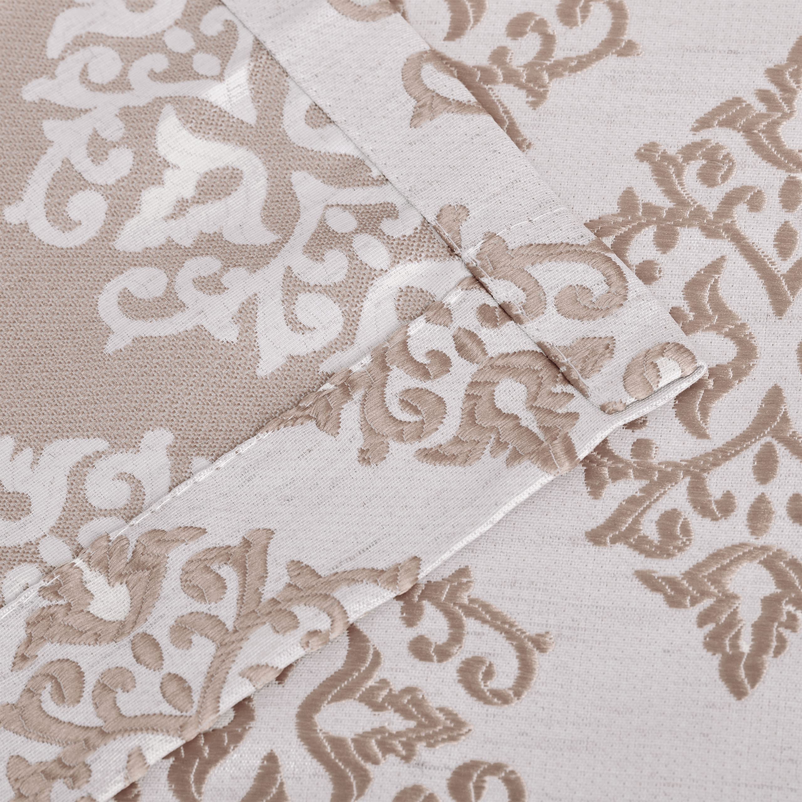 Elegant Jacquard Embroidered Curtains Set of 2 - 52