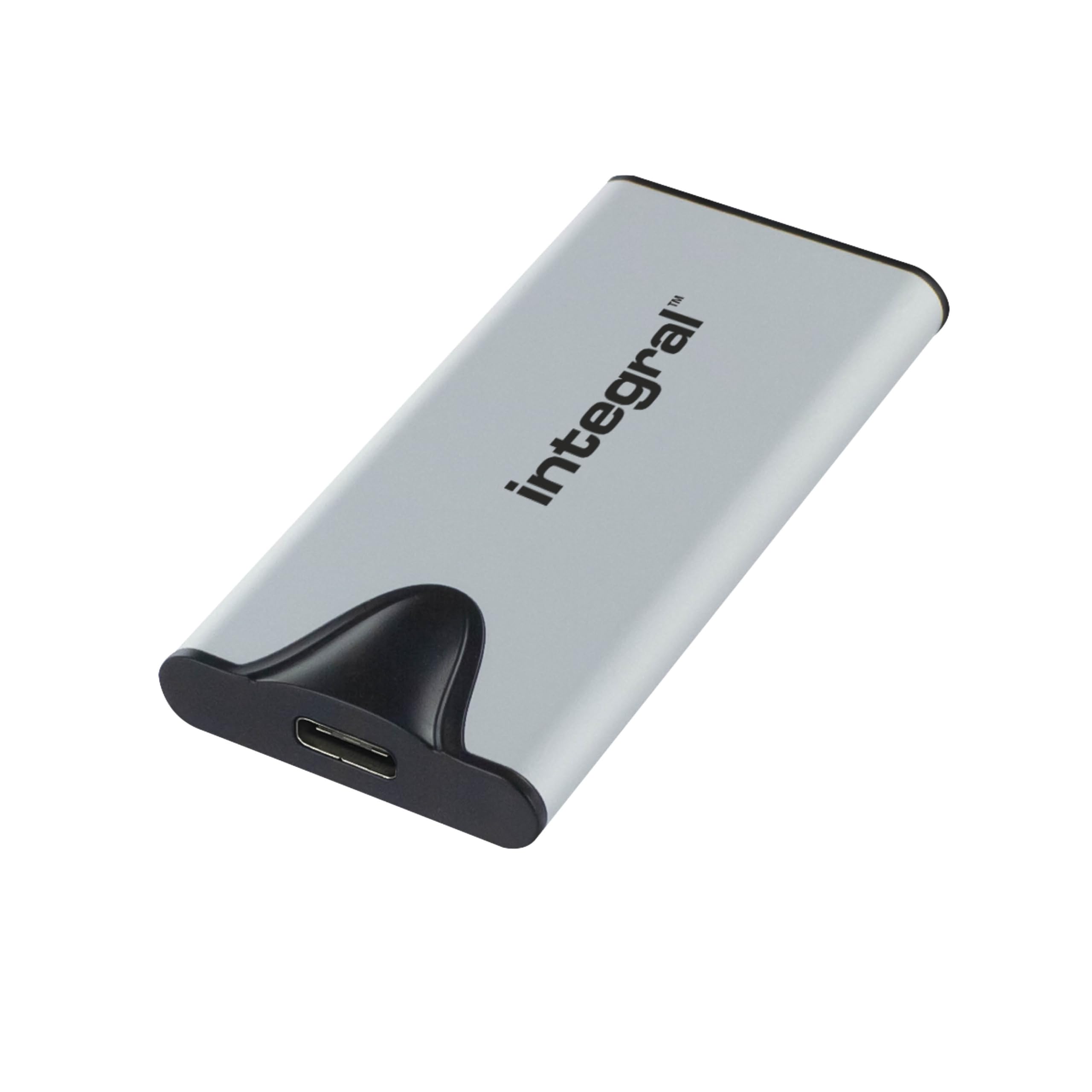 Integral SlimXpress Pro 2TB Portable SSD - Ultra Fast 2000MB/s Read/Write Speed, USB 3.2 Gen 2x2, Compact Aluminum Design for Mac/PC/Android/XBOX/PS5 - Perfect for Gaming, 4K Video Editing & External Storage Solutions