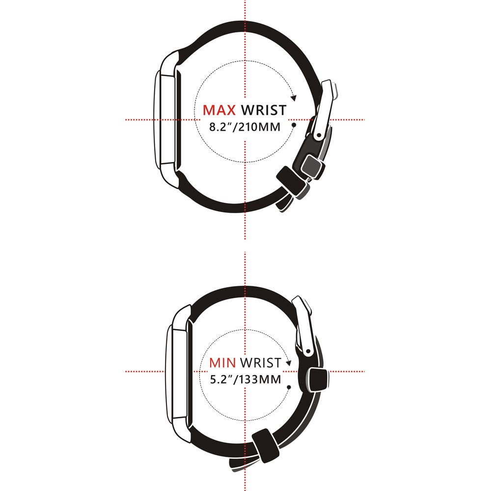 Crafter Blue UL03 Straight End Hybrid FKM Rubber Watch Band - 20mm & 22mm Replacement Strap for Durable & Comfortable Wristwear - Perfect for Diving, Swimming & Outdoor Activities