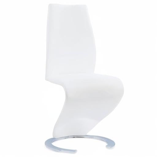 White Modern Dining Chair - Global Furniture for Home, Restaurant & Office - Comfortable & Stylish Seating Solution