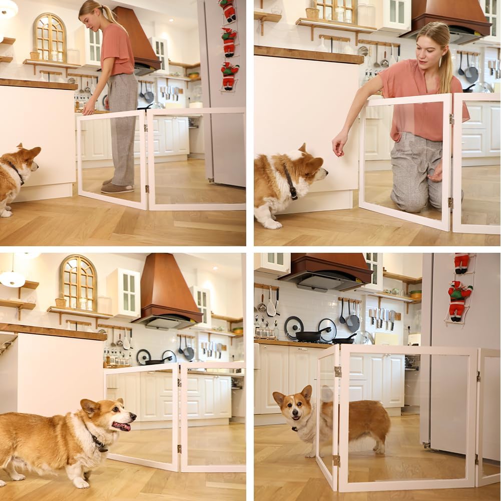 Foreng Clear Acrylic Pet Gate - 24