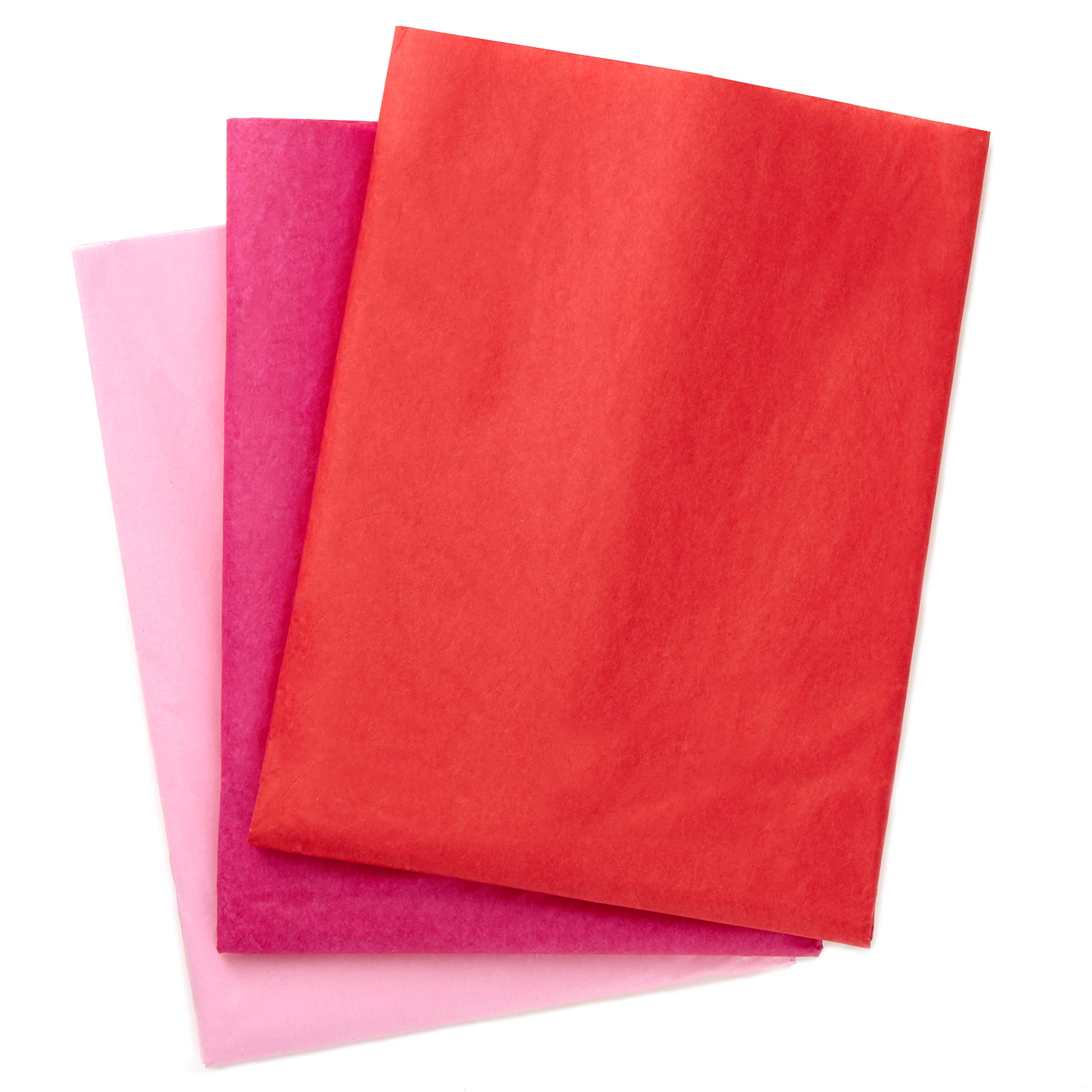Hallmark Bulk Tissue Paper - 120 Sheets Fuchsia, Red & Pink Gift Wrapping Supplies for Gift Bags, Party Decorations | Perfect for Mother's Day, Bridal Showers, Valentine's Day & Holiday Celebrations | Great for DIY Crafts, Table Centerpieces & Present Packaging