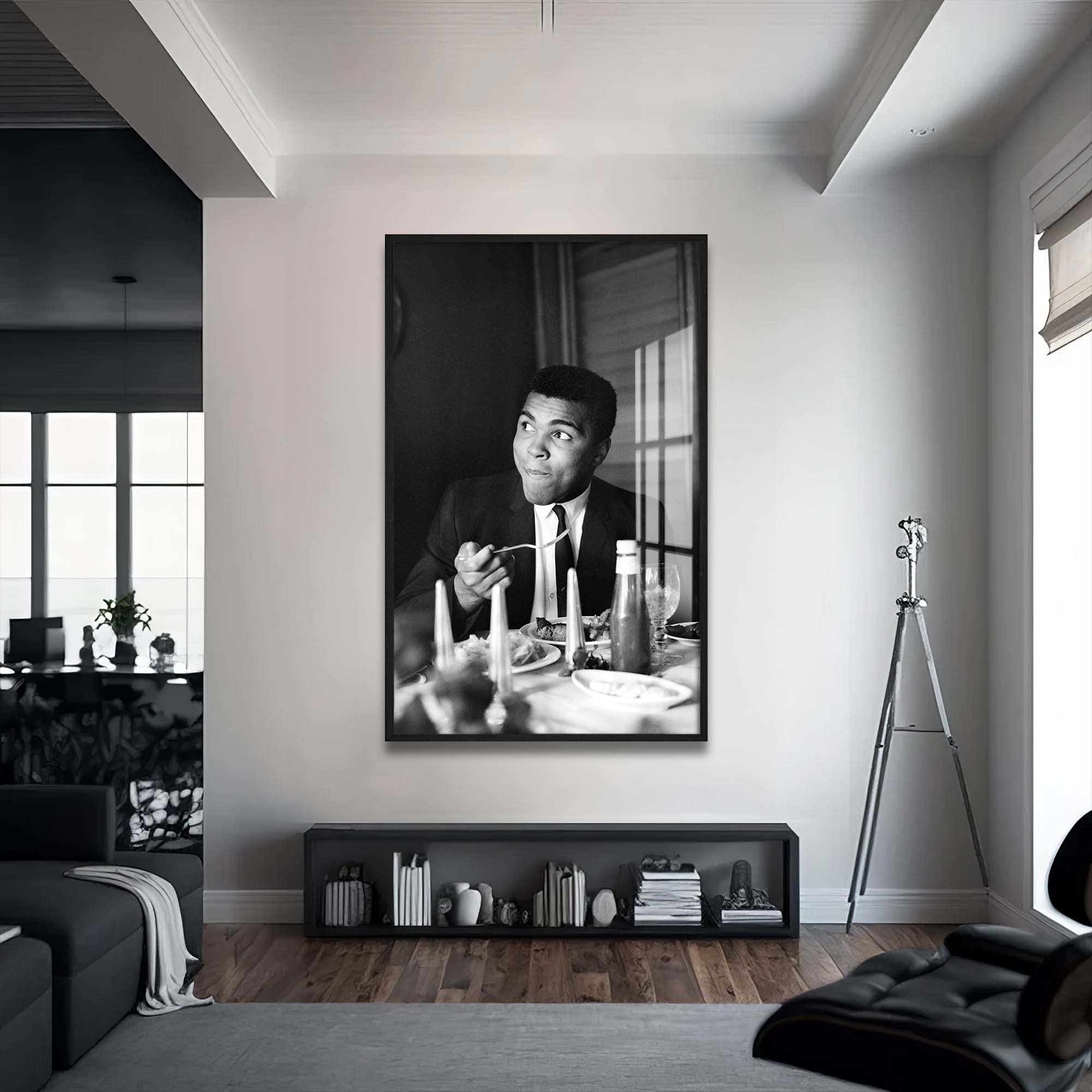 Muhammad Ali Themed Dinner Plate Set - Premium Ceramic Plates for Boxing Fans, Collectors & Home Decor | Perfect for Sports-Themed Parties, Memorabilia Displays & Gift Giving