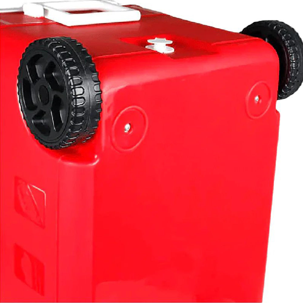 Cerwin Vega CVC65R 55QT Red Cooler with 6.5 Inch 2-Way Marine Speakers, Bluetooth Streaming, USB Phone Charger & 10-Hour Battery - Perfect for Beach Parties, Boating & Outdoor Adventures