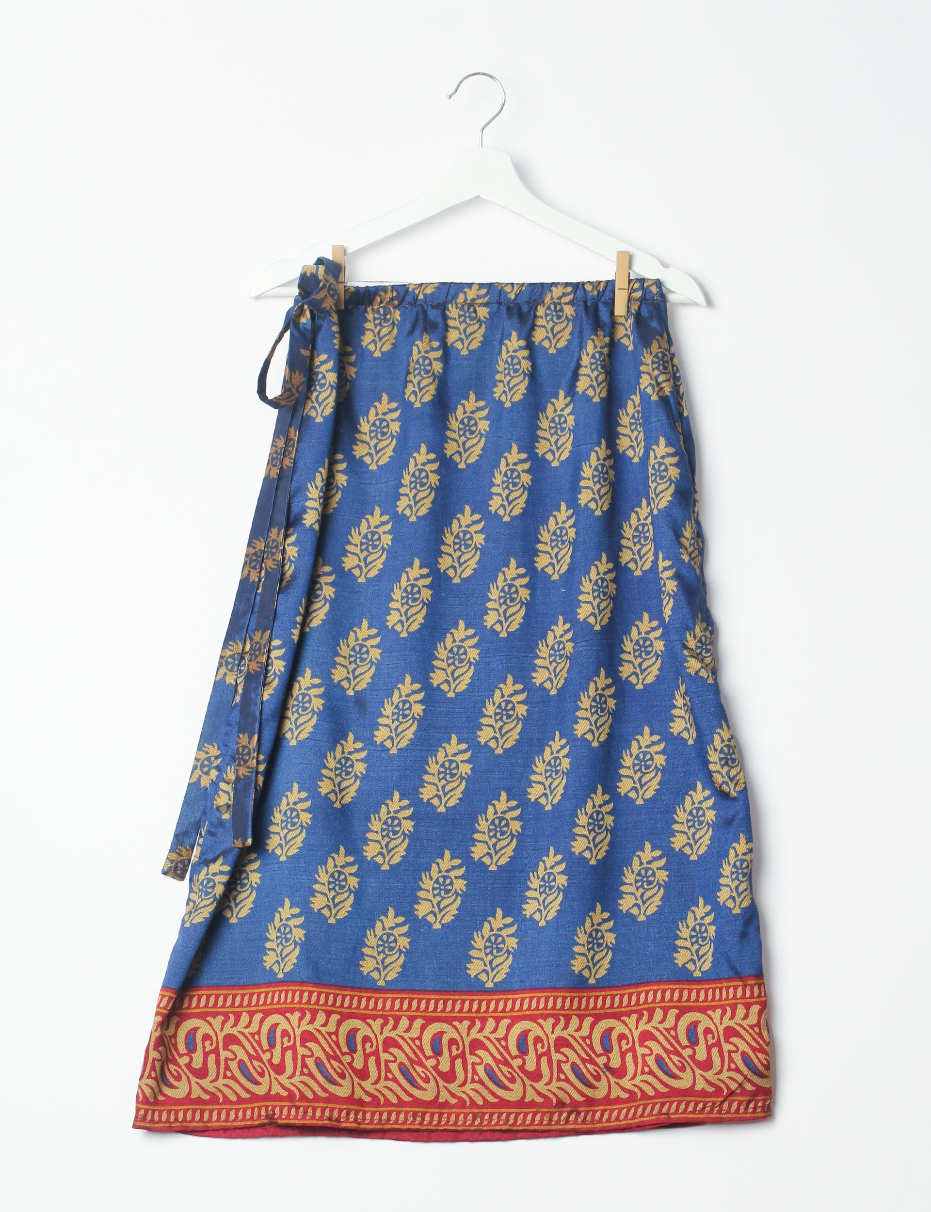 Long Wraparound Skirt for Women - Flowy Maxi Skirt with Side Slit, Boho Beach Skirt for Summer, Vacation, and Casual Wear