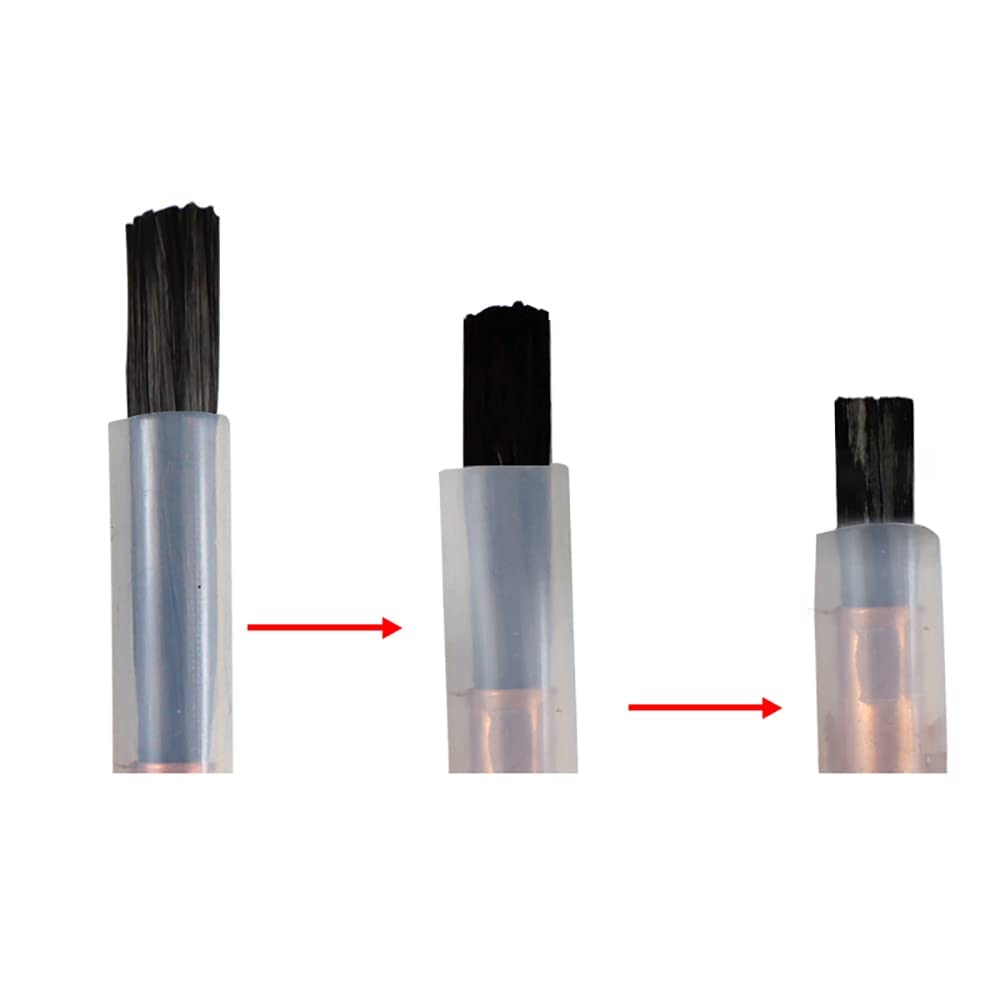 TIG MIG Welding Bead Cleaner Brush Head - 60MM Length, M10 Thread (10PCS) - Perfect for Weld Seam Polishing & Cleaning in Automotive, Metal Fabrication & DIY Projects