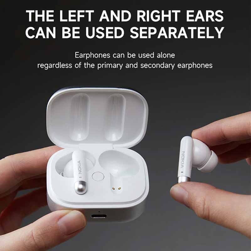 Nokia E3511ANC Wireless Bluetooth Earphones with Active Noise Cancellation (ANC) - Perfect for Travel, Workouts, and Commuting