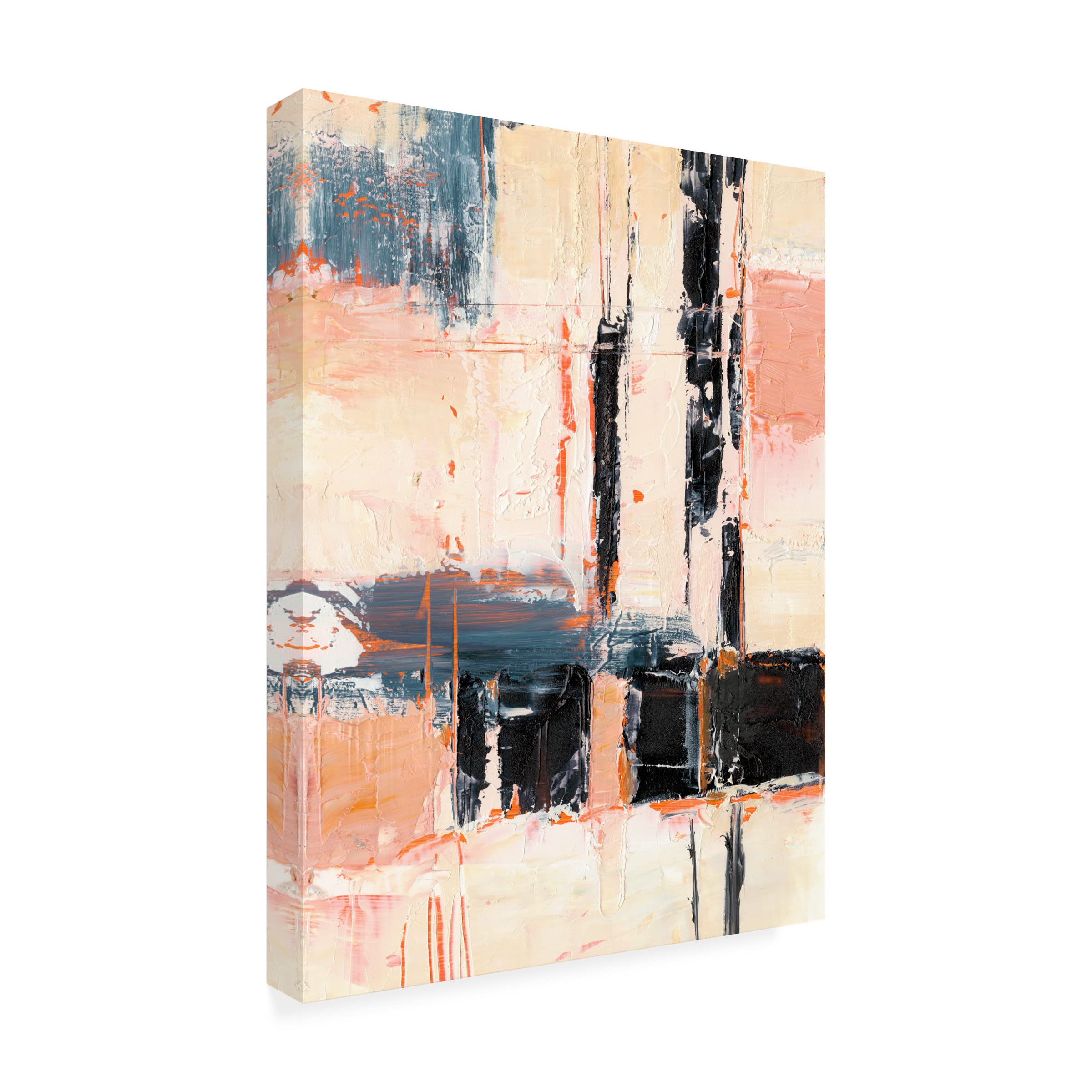 Ethan Harper 'Coral and Sand II' Canvas Wall Art Print - Coastal Beach Decor for Living Room, Bedroom & Office