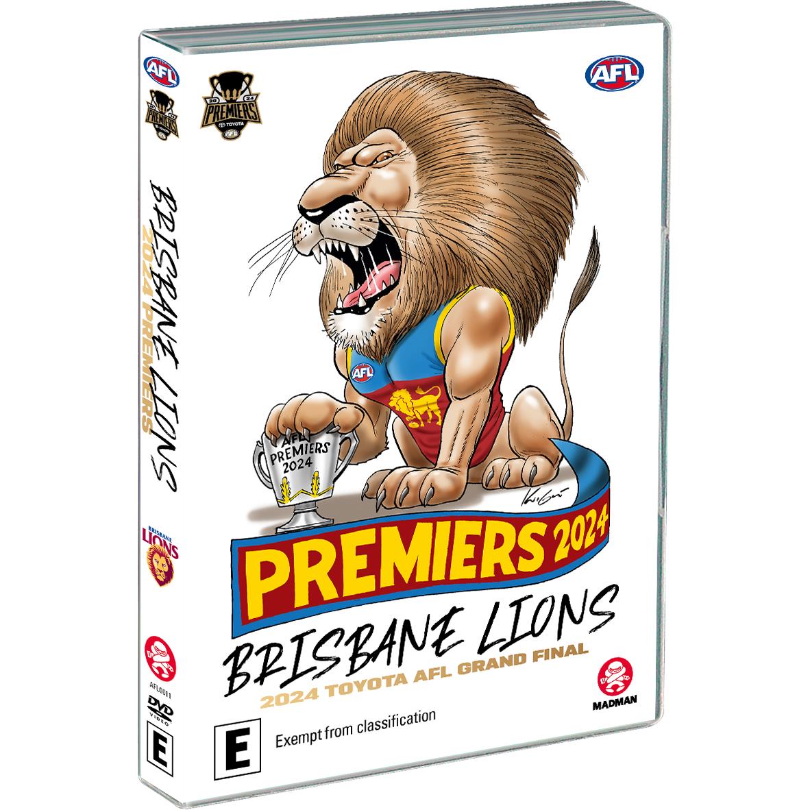 2024 AFL Premiers Brisbane Lions Championship Merchandise - Official Gear for Fans & Collectors | Perfect for Game Day, Gifts & Memorabilia
