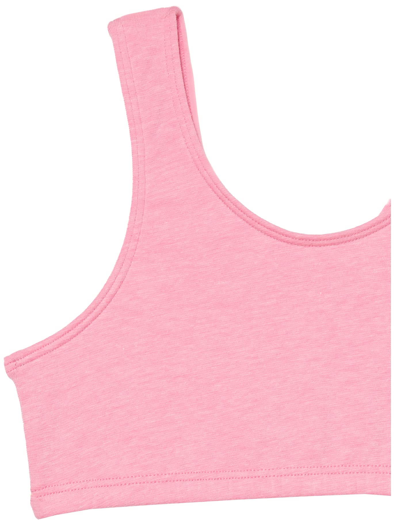 Fruit of the Loom Girls' Cotton Built-up Stretch Sports Bra - Comfortable Support for Active Kids | Perfect for Gymnastics, Dance & Everyday Play