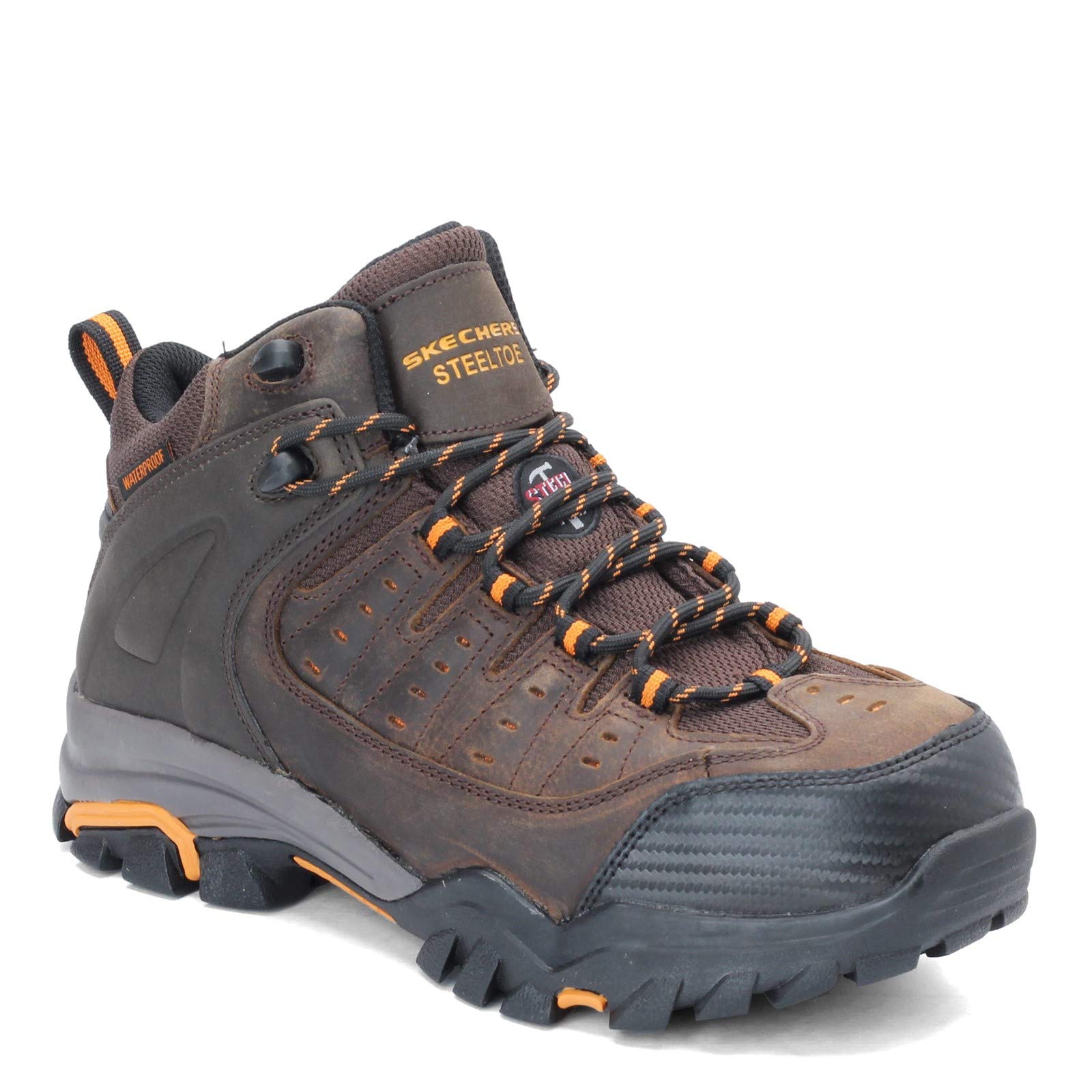 Skechers Men's Delleker Lakehead - Comfortable Casual Sneakers for Walking & Everyday Wear | Lightweight Breathable Shoes for Work, Travel & Outdoor Activities