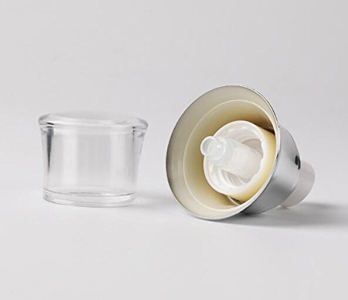 1Pcs White Acrylic Airless Pump Vacuum Bottle - 120ml/4oz Empty Portable Cosmetic Container for Lotion, Serum & Makeup | Leak-Proof Travel Toiletry Storage | Perfect for Skincare, Foundation & Liquid Cosmetics
