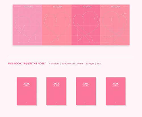 BTS (Version 4) Map of The Soul: Persona Album - Bangtan Boys CD with Poster, Photobook, Mini Book, Photocard Set, Postcard & Photo Film | K-Pop Collectors Edition + Bonus 6 Photocards | Perfect for ARMY Fans, Gift Giving & K-Pop Merch Collections