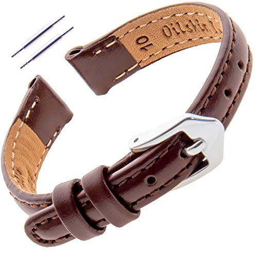 Auburn Brown, Silver-Tone Buckle