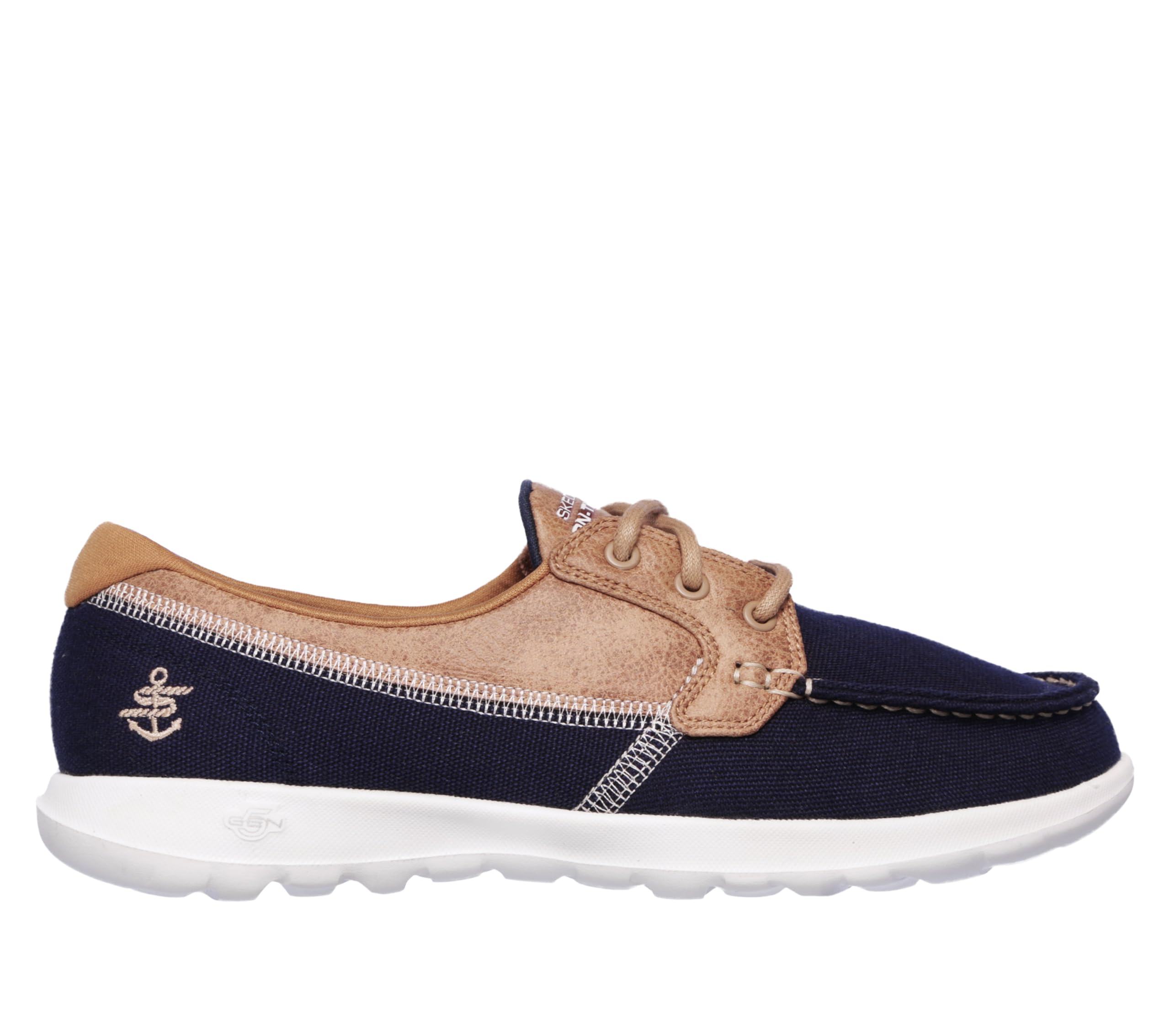 Skechers Women's Go Walk Lite-136070 Comfortable Slip-On Boat Shoes for Walking, Travel & Everyday Wear - Lightweight & Breathable Design