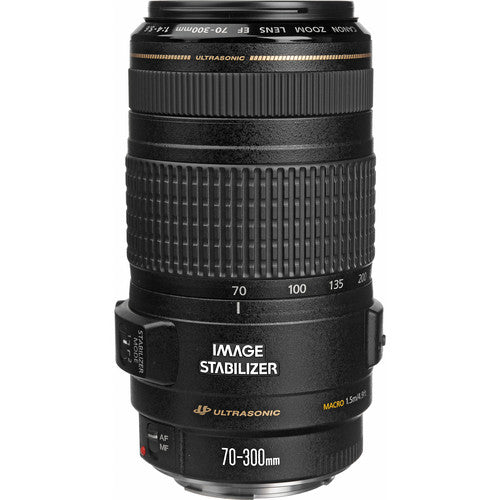 Canon EF 70-300mm f/4-5.6 IS USM Telephoto Zoom Lens with Lens Hood & Case - Perfect for Wildlife Photography, Sports & Travel