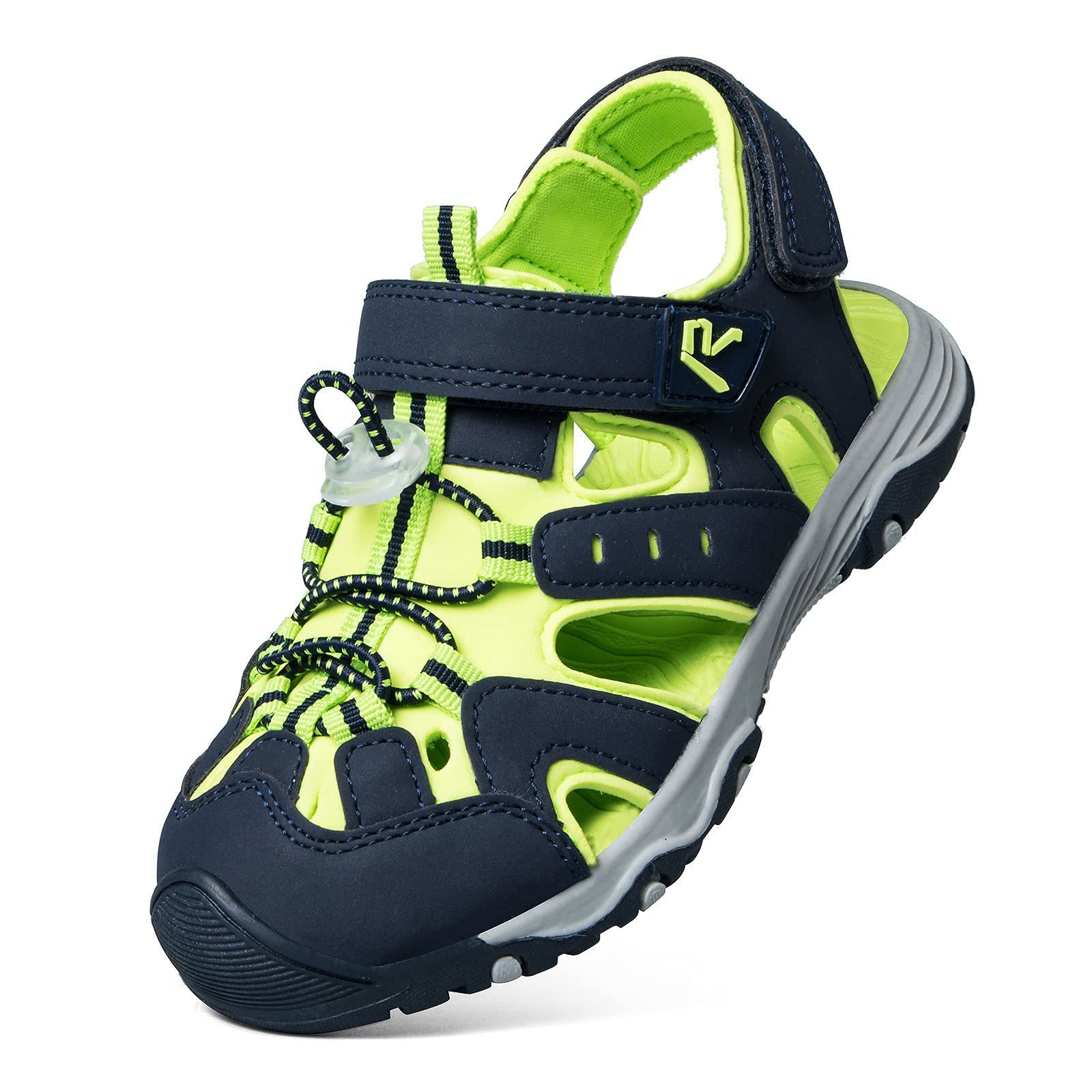 RUNSIDE Boys & Girls Closed-Toe Water Sandals - Breathable Hiking & Walking Shoes for Toddler, Little Kid & Big Kid - Perfect for Summer Outdoor Activities, Beach & Pool Play