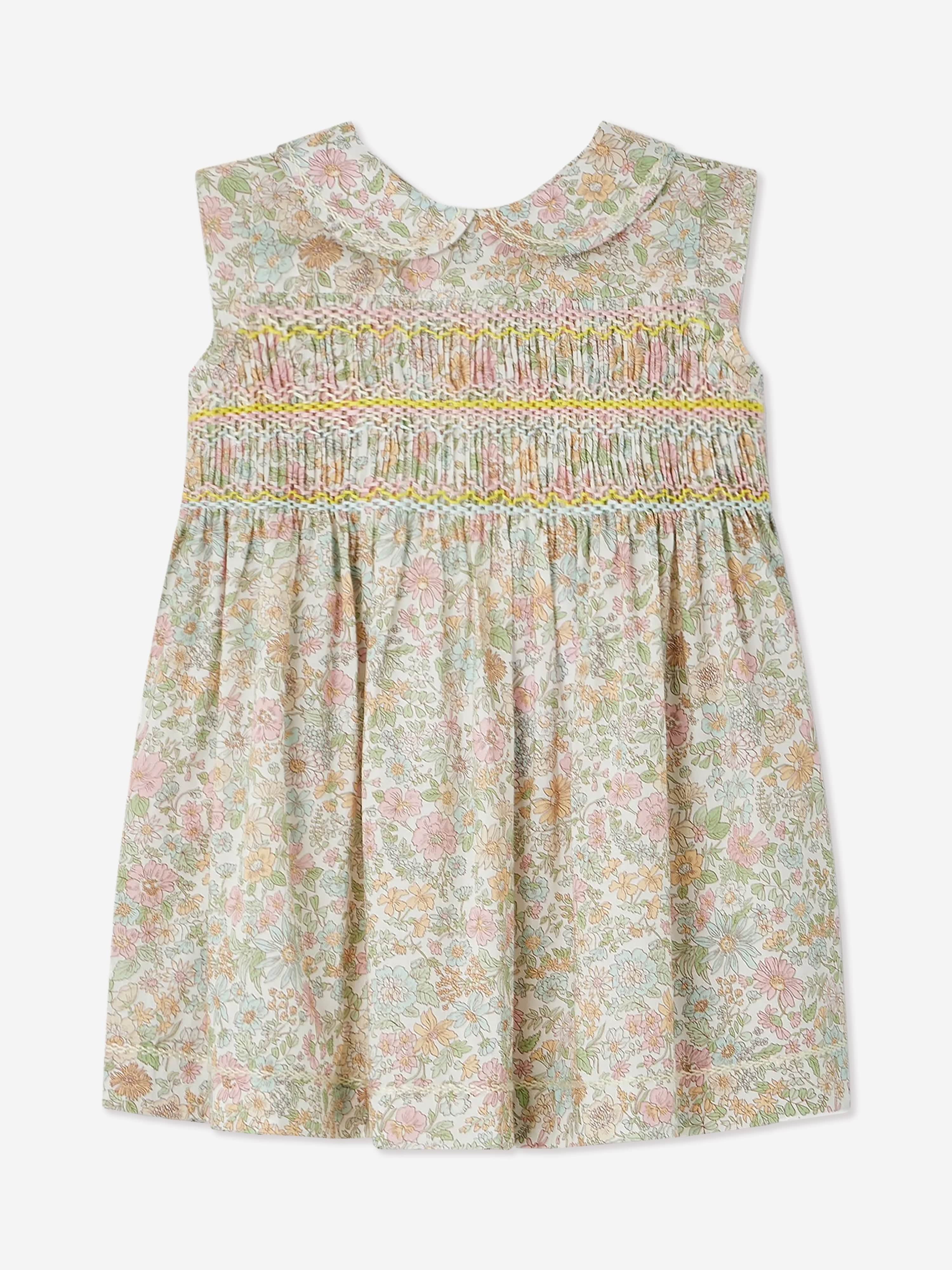 Baby Girls' Eleanore Dress - Multicolor Floral Print Party & Special Occasion Outfit for Toddlers & Infants