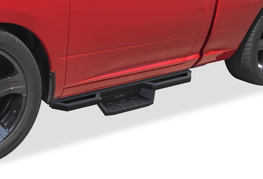 APS Stainless Steel Running Boards & Side Steps for Dodge Ram 1500 (2009-2018) & Ram 2500/3500 (2010-2024) - Heavy Duty Cab Length Nerf Bars for Off-Road Protection and Easy Entry/Exit