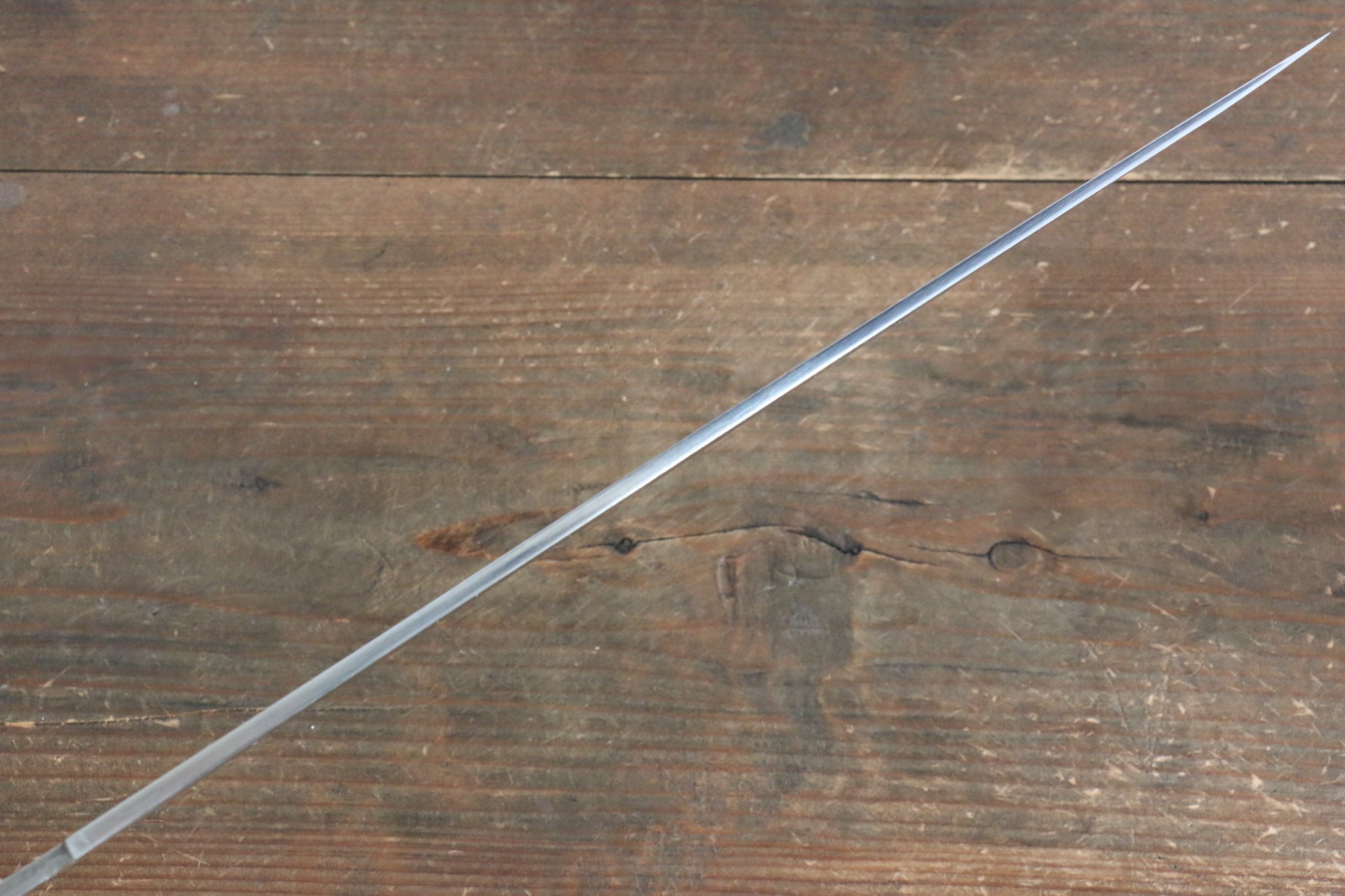 Premium Minamoto Akitada No.1 Blue Steel DX Yanagiba Sushi Knife 300mm - Blade Only - Professional Japanese Sashimi & Sushi Preparation - Perfect for Chefs & Culinary Enthusiasts