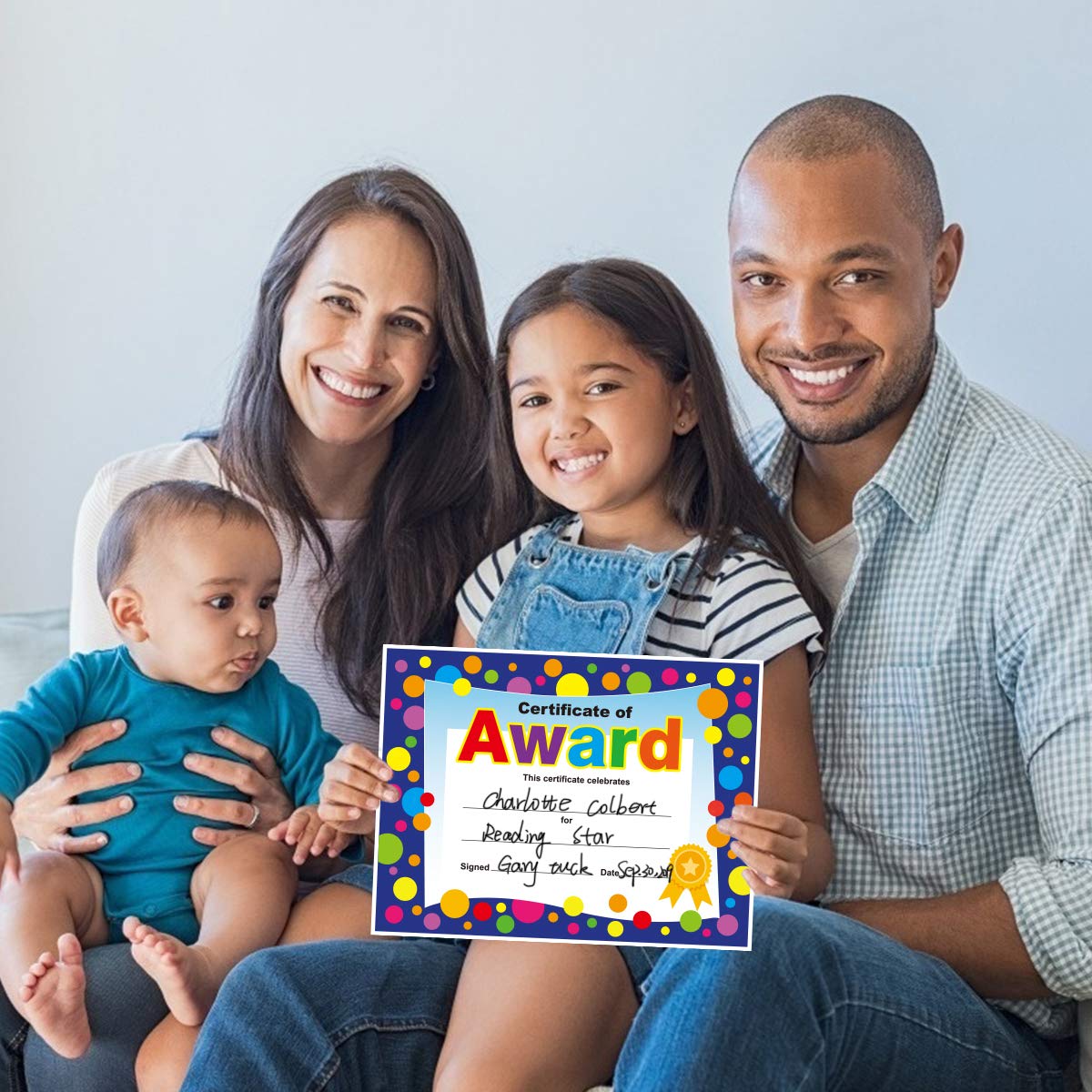 Yoklili 45-Pack Printable Award Certificates for Teachers & Students - 8.5 x 11 Inches Classroom Supplies - Perfect for Back to School, Recognition Ceremonies & Academic Achievements