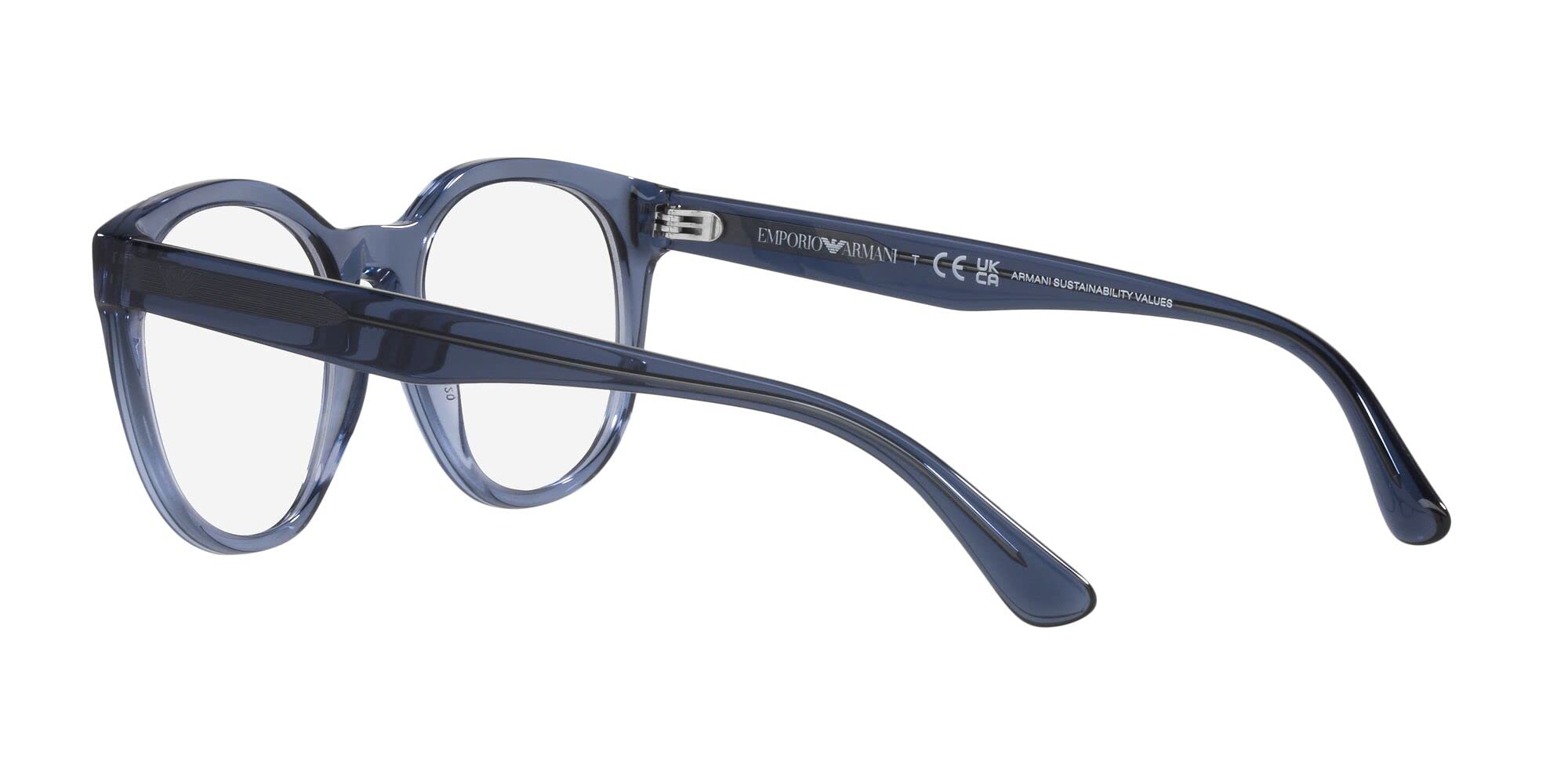 Emporio Armani EA3207 Men's Round Polarized Sunglasses UV Protection - Stylish for Driving, Beach & Outdoor Activities