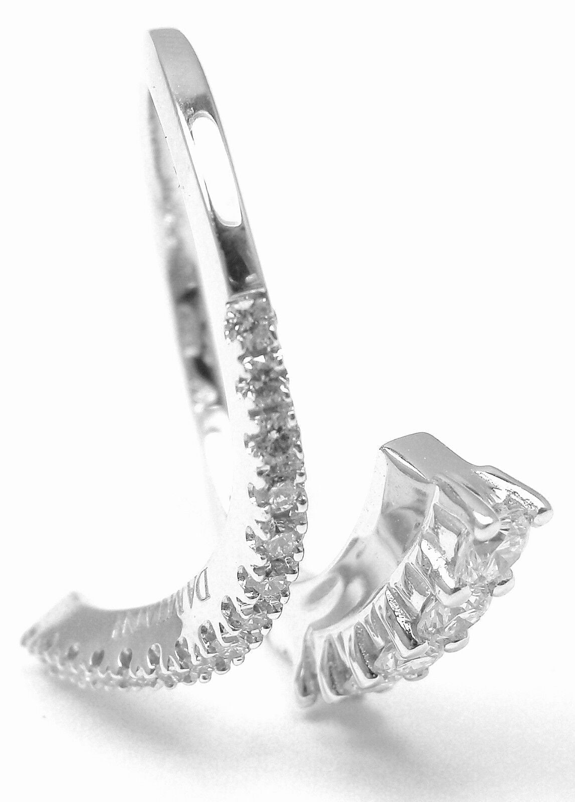 Authentic Damiani EDEN 18k White Gold Diamond Band Ring for Women - Luxury Wedding, Engagement & Anniversary Jewelry Gift
