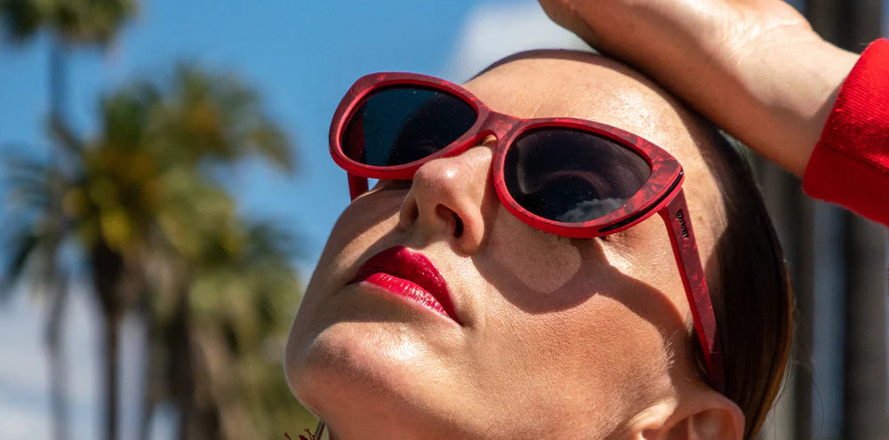 Goodr Haute Day in Hell Sunglasses - Polarized UV Protection for Running, Cycling & Outdoor Activities