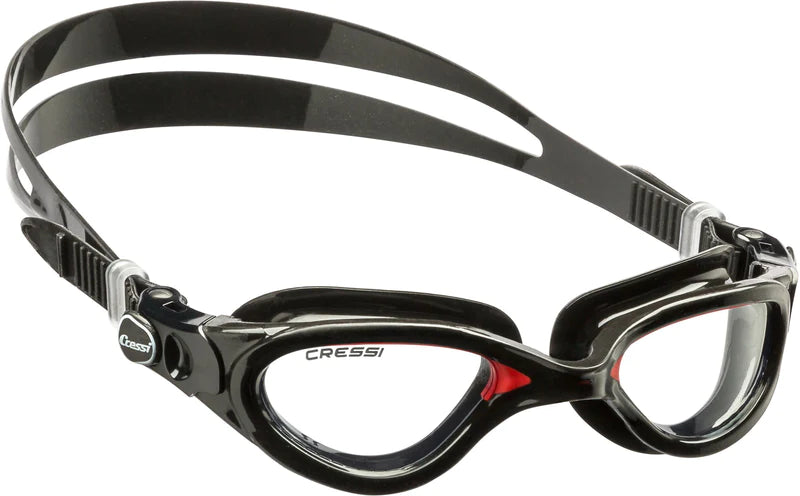 Cressi Flash Swimming Goggles - Anti-Fog UV Protection Swim Goggles for Adults & Kids - Perfect for Pool, Beach & Open Water Swimming